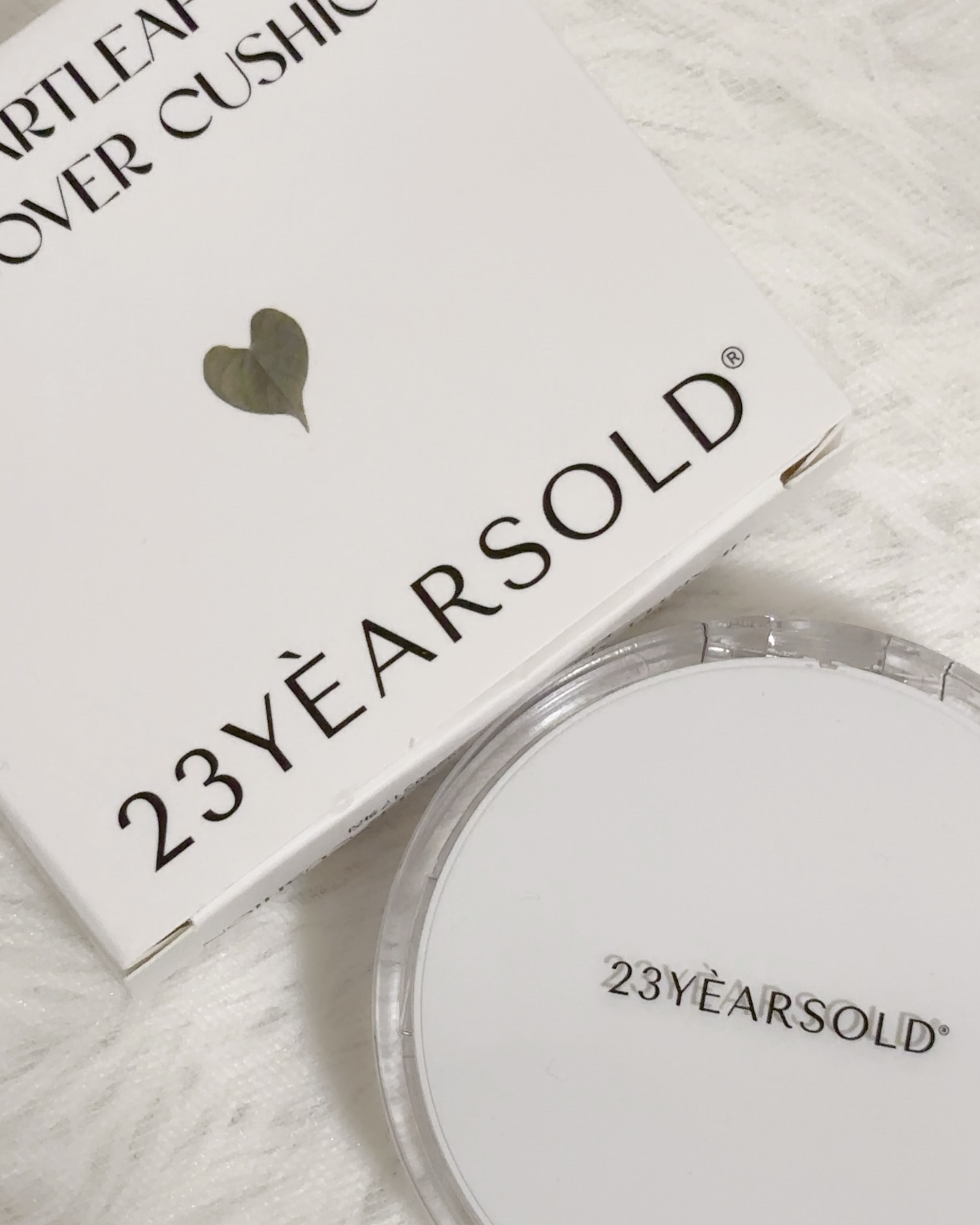 ハートリーフシーンカバークッション/23years old/クッションファンデーションを使ったクチコミ（1枚目）