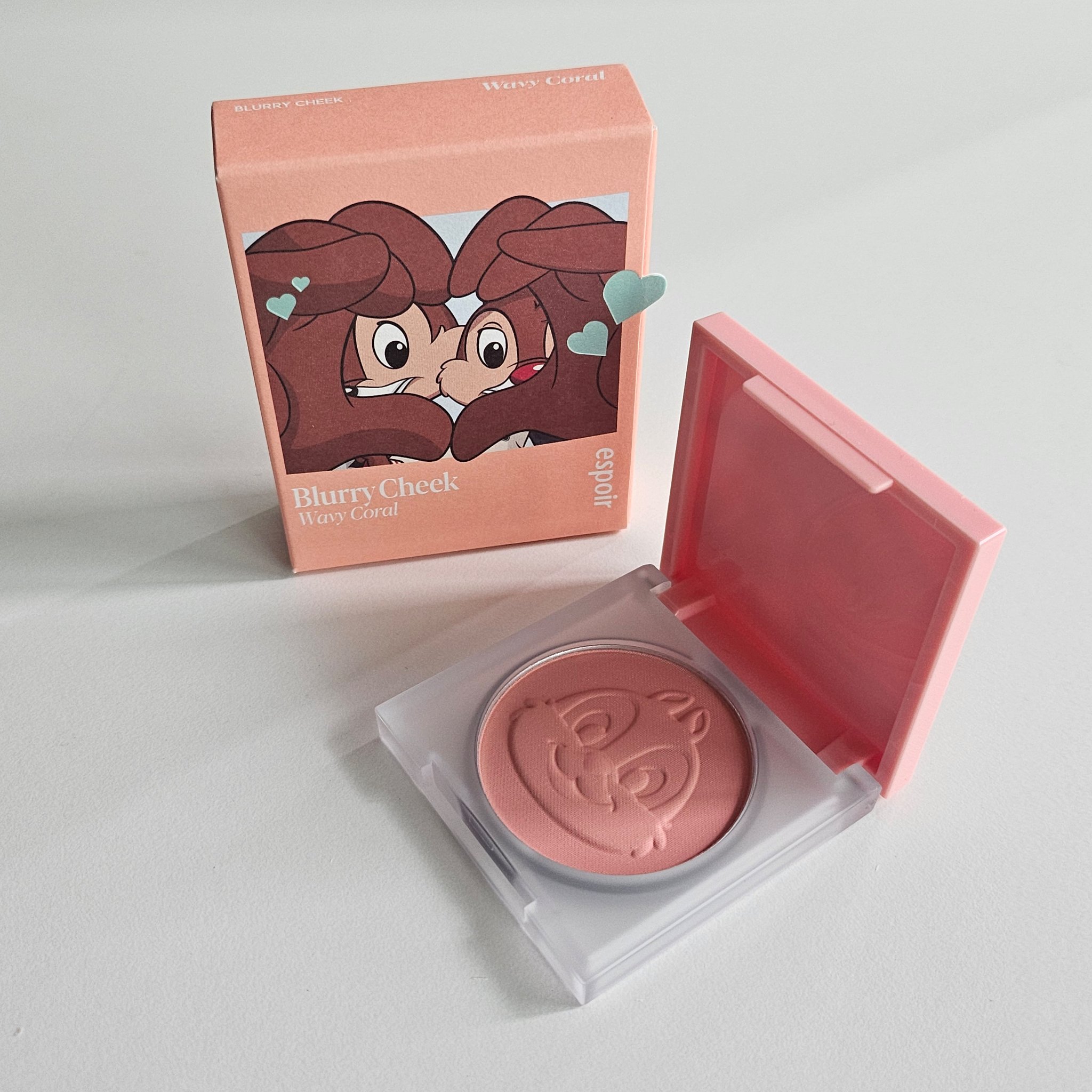 ブラリーチーク(ディズニーエディション) 02 ウエービーコーラル/espoir/チークを使ったクチコミ（1枚目）