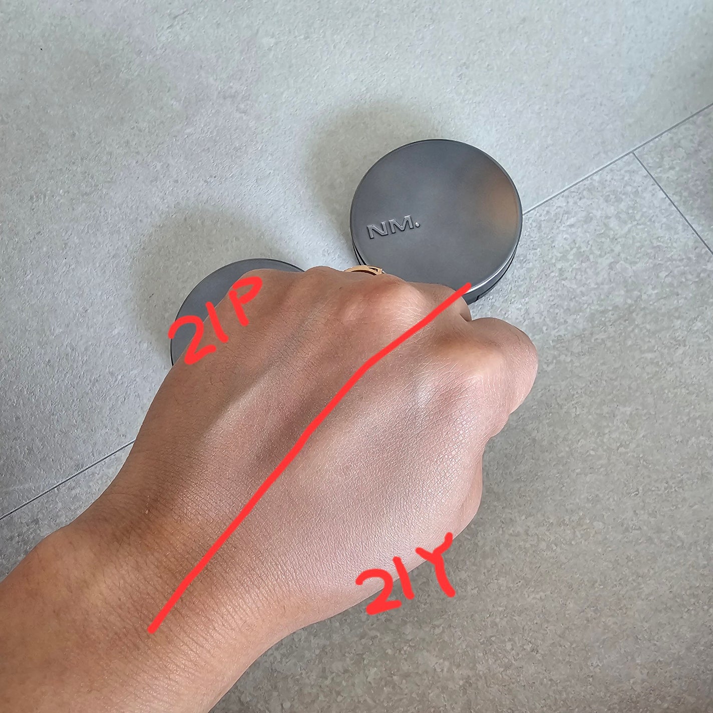 ネーミング レイヤード フィットクッション/NAMING./クッションファンデーションを使ったクチコミ(3枚目)