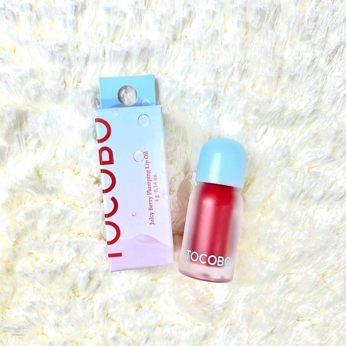 ジューシーベリープランピングリップオイル/TOCOBO/リップグロスを使ったクチコミ（2枚目）