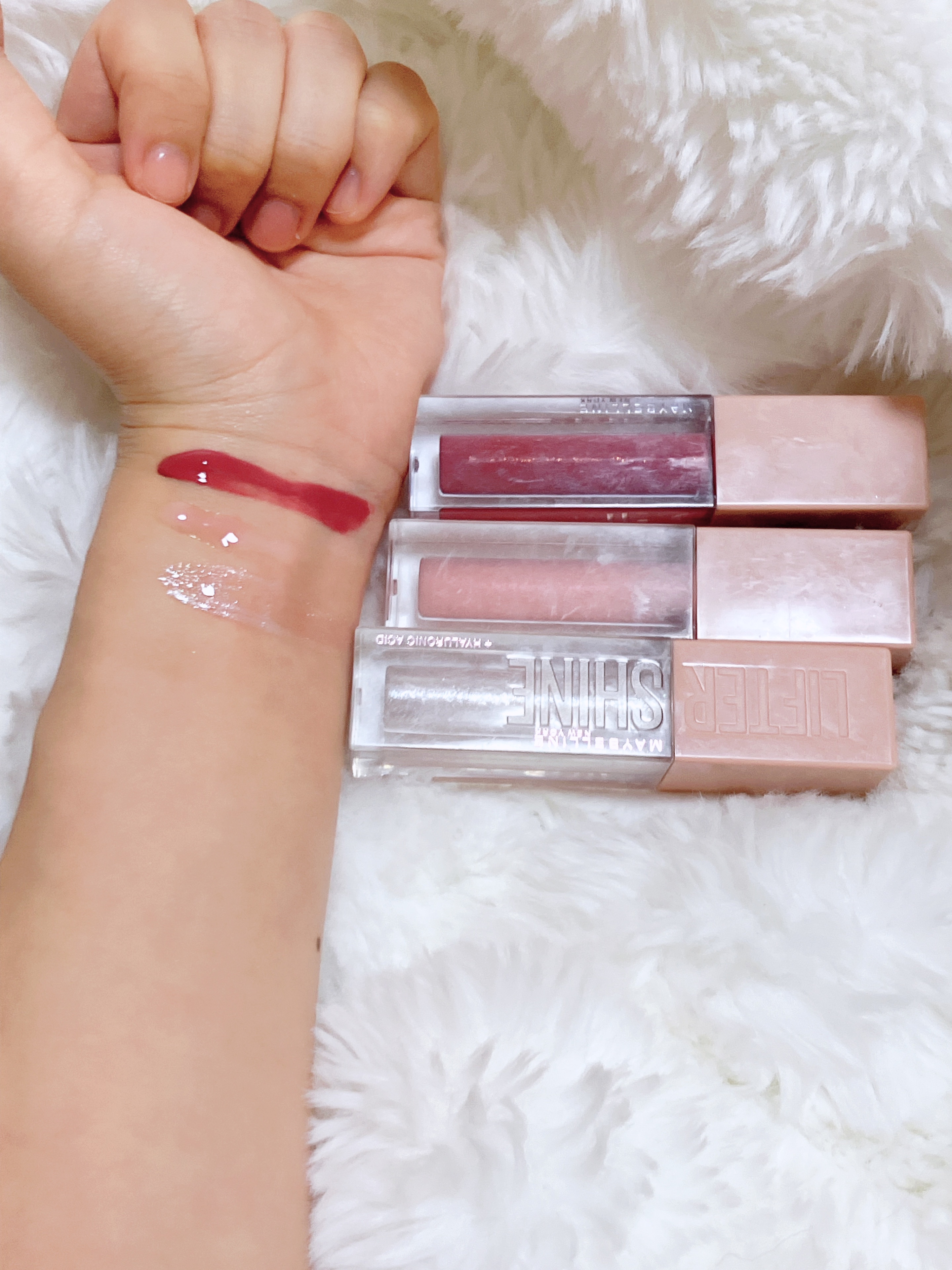 リフターシャイン 001 アイシーパール/MAYBELLINE NEW YORK/リップグロスを使ったクチコミ（1枚目）