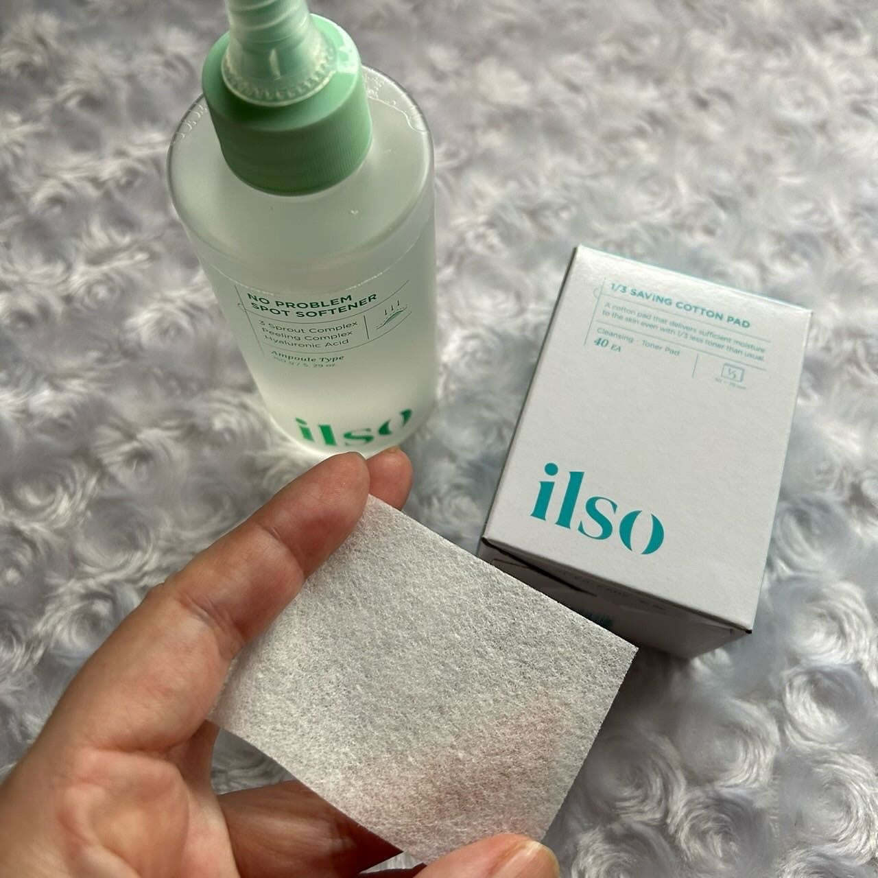 1/3セービングコットンパッド/ilso/コットンを使ったクチコミ(3枚目)
