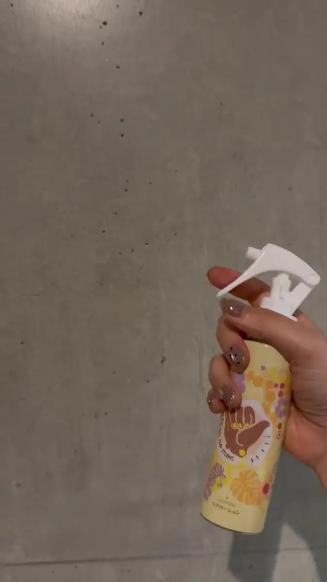 ヘアーローションジンジャーライチ/nananamoe/ヘアカラーを使ったクチコミ（2枚目）