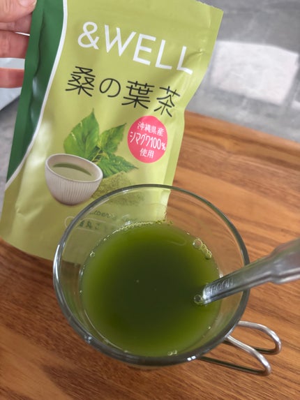 &WELL 桑の葉茶 栄養丸ごと粉末タイプ/&WELL/青汁を使ったクチコミ(5枚目)