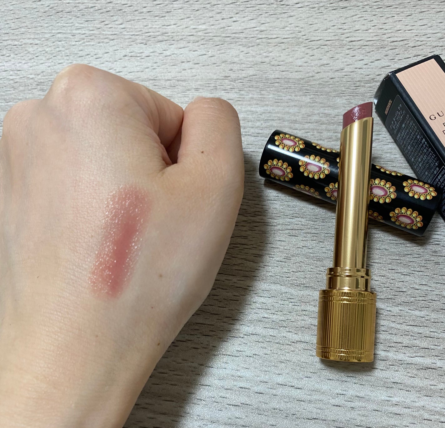 グッチ ルージュ ドゥ ボーテ ブリアン/GUCCI beauty/口紅を使ったクチコミ(3枚目)