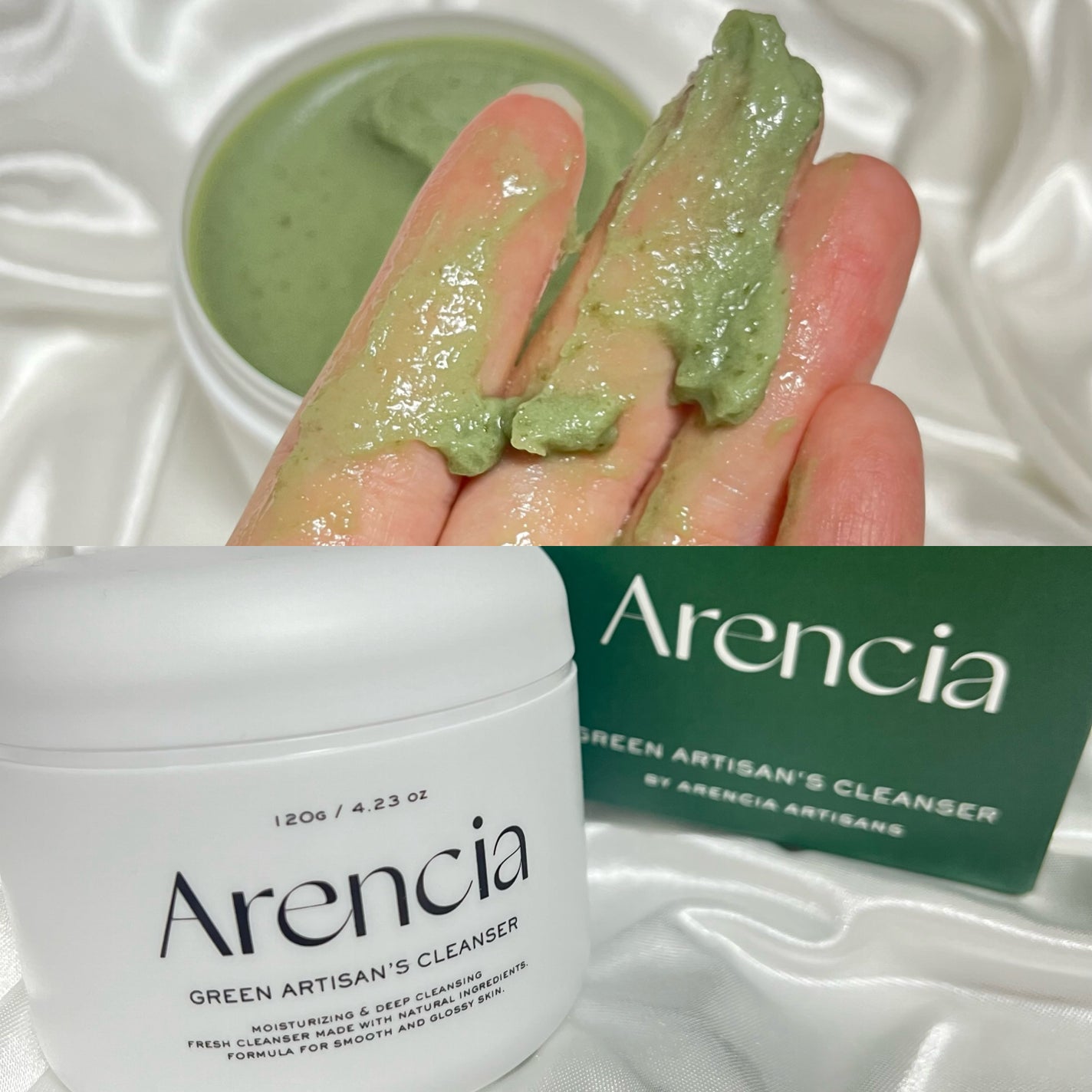 プレミアムもちソープ「グリーンアルティザン」/アレンシア/その他洗顔料を使ったクチコミ(1枚目)