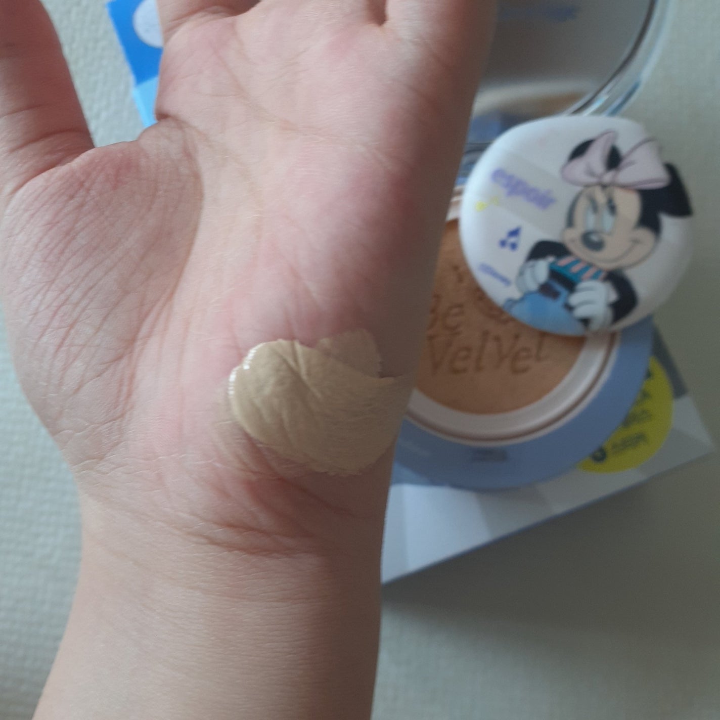 ビーベルベットカバークッション/espoir/クッションファンデーションを使ったクチコミ(2枚目)