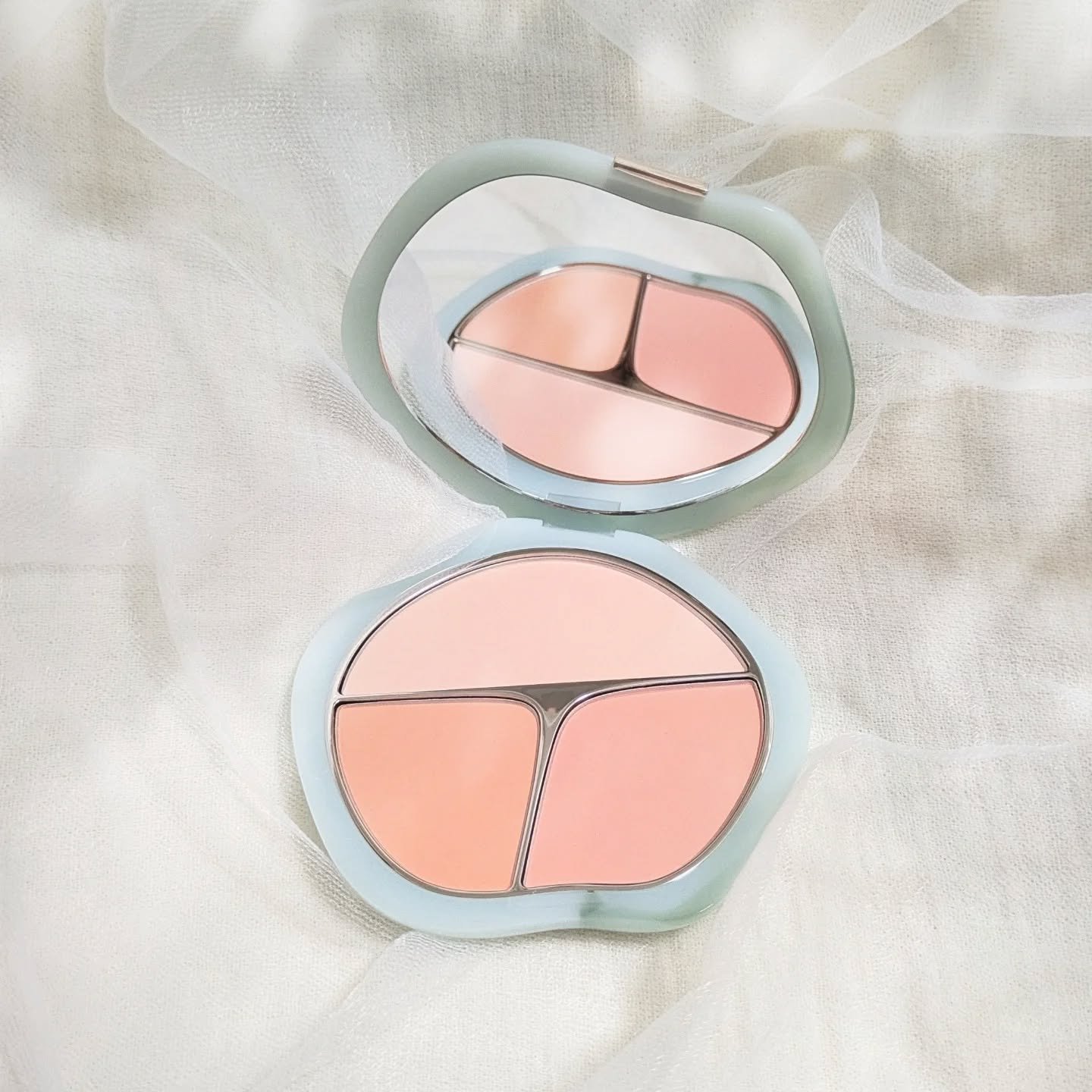 TIMAGE  3色チークパレット/TIMAGE/パウダーチークを使ったクチコミ（2枚目）