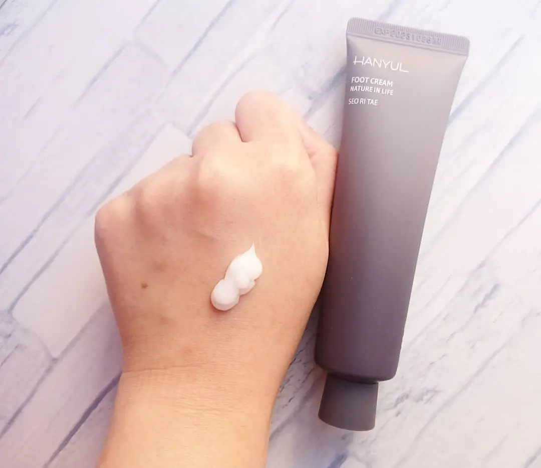 自然に似たフットクリーム/HANYUL(ハンユル)/レッグ・フットケアを使ったクチコミ（2枚目）