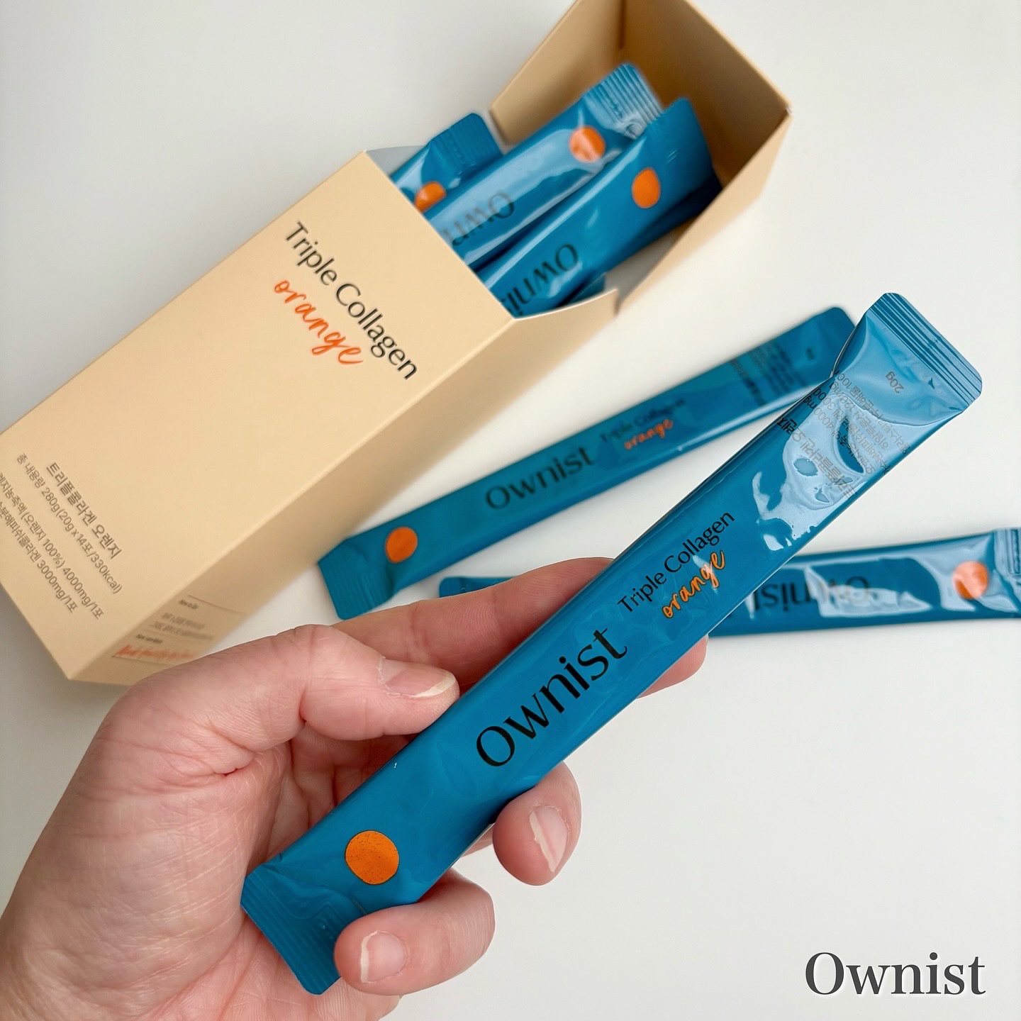 トリプルコラーゲン オレンジ/Ownist/美容サプリメントを使ったクチコミ（1枚目）