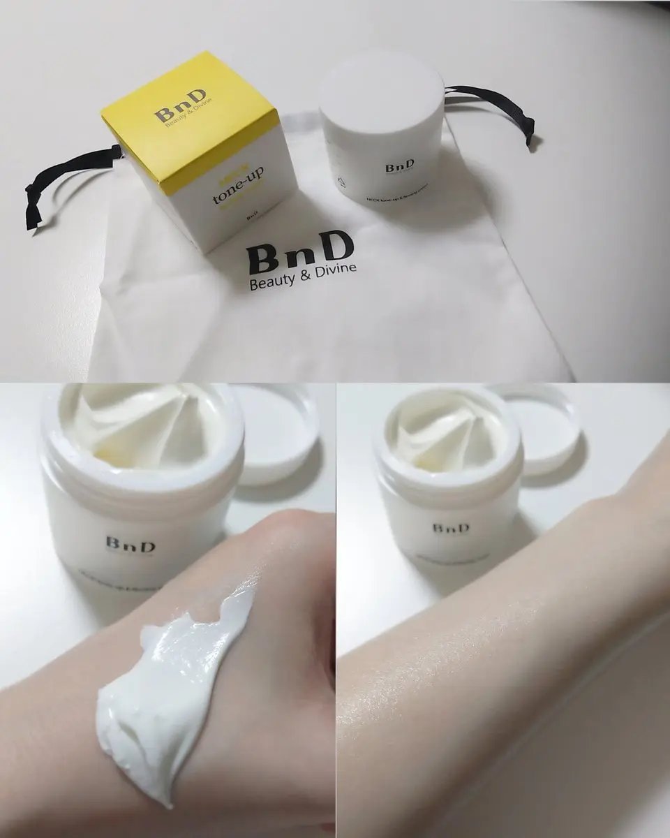 BnD ネックアイロン トーンアップ クリーム/BnD/ネック・デコルテケアを使ったクチコミ（1枚目）