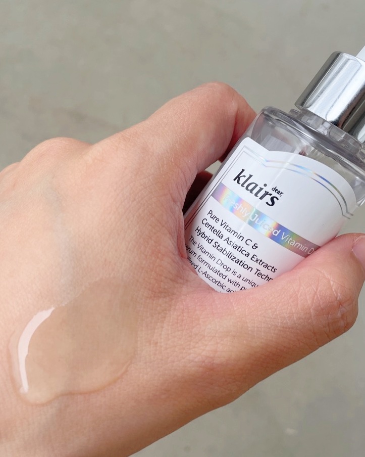 フレッシュリージュースドビタミンドロップ(35ml)/Klairs/美容液を使ったクチコミ（3枚目）