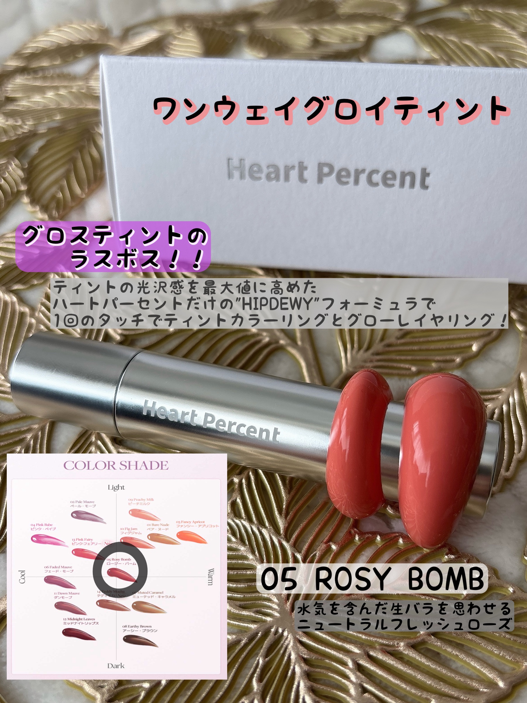 ドットオンムードリップペンシル/Heart Percent/リップライナーを使ったクチコミ（2枚目）