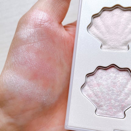 シャイングロイハイライターパレット/dasique/クリームハイライトを使ったクチコミ(5枚目)