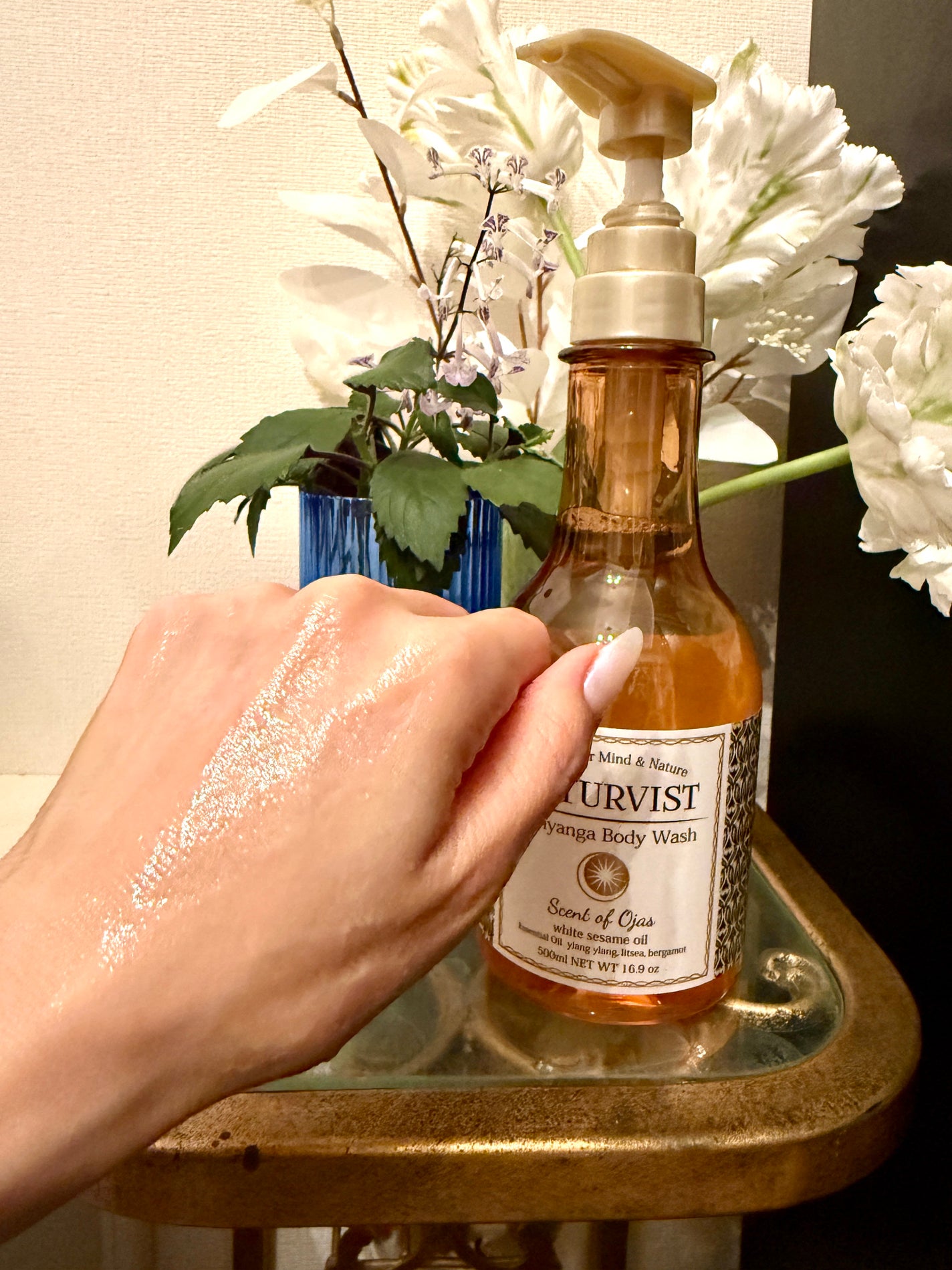 アビヤンガ ボディウォッシュ/ARYURVIST/ボディソープを使ったクチコミ(5枚目)