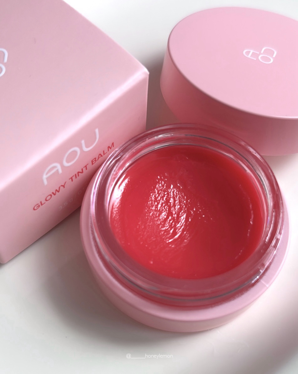 GLOWY TINT BALM/AOU/リップグロスを使ったクチコミ（1枚目）