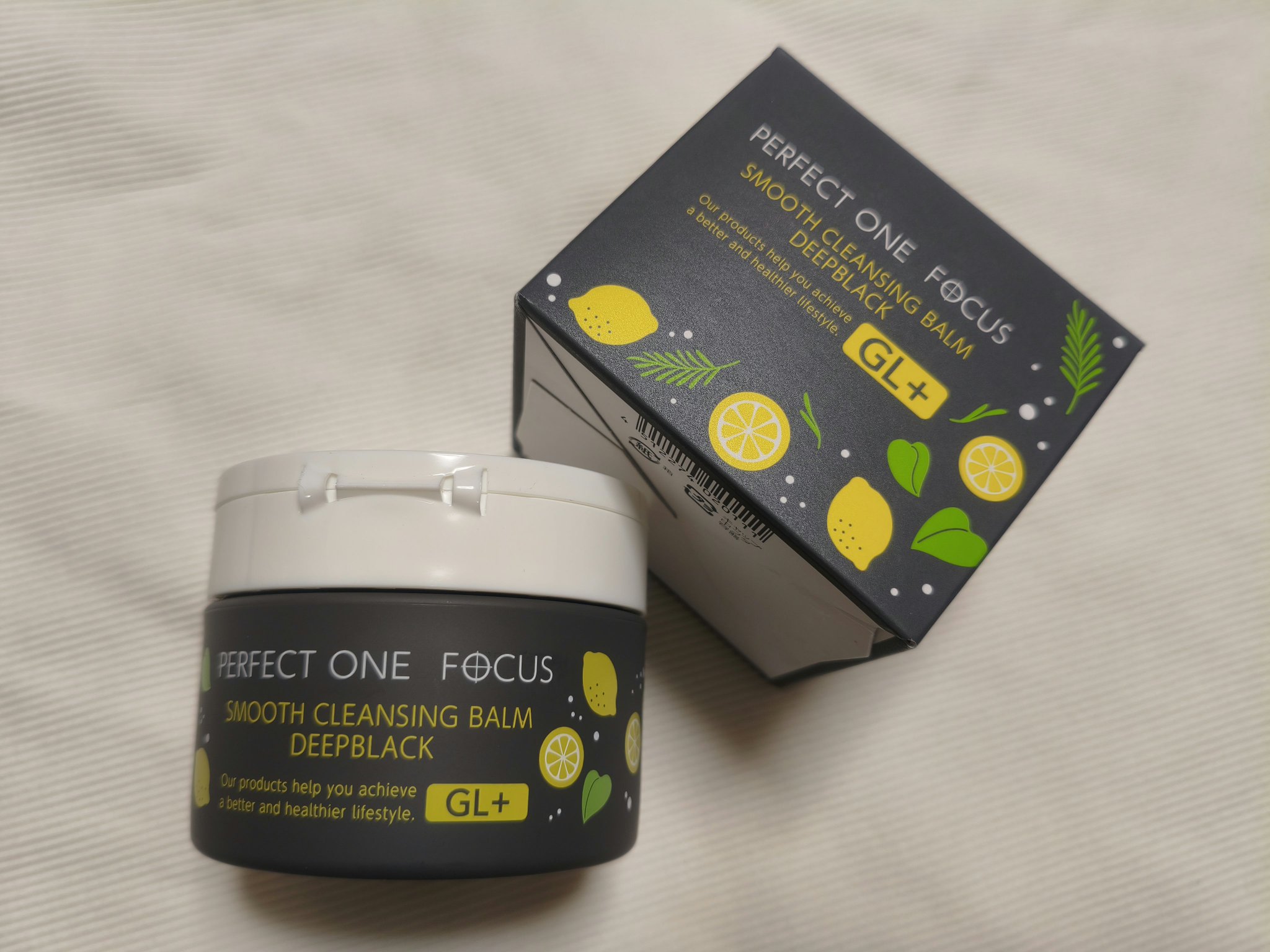 スムースクレンジングバーム ディープブラック GL+/PERFECT ONE  FOCUS/クレンジングバームを使ったクチコミ（1枚目）