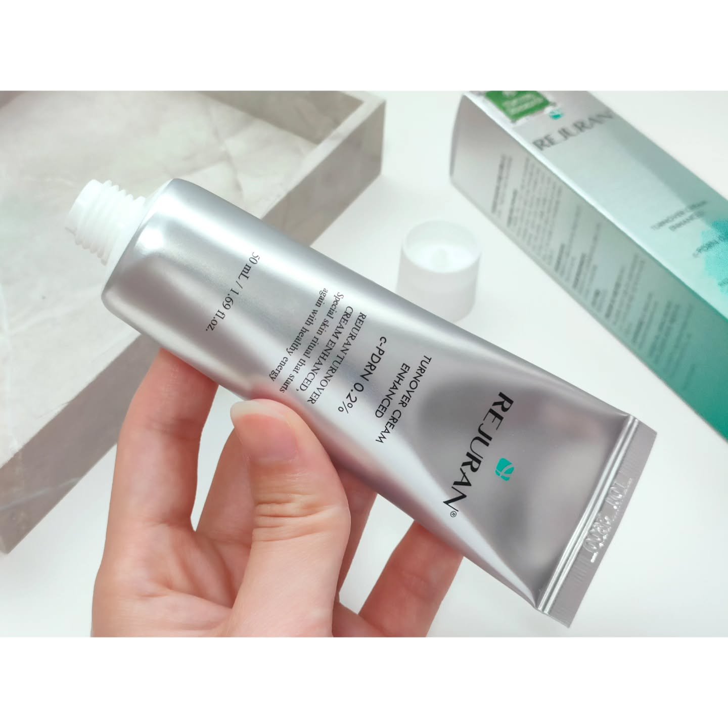 ターンオーバークリーム/REJURAN COSMETICS/フェイスクリームを使ったクチコミ（2枚目）