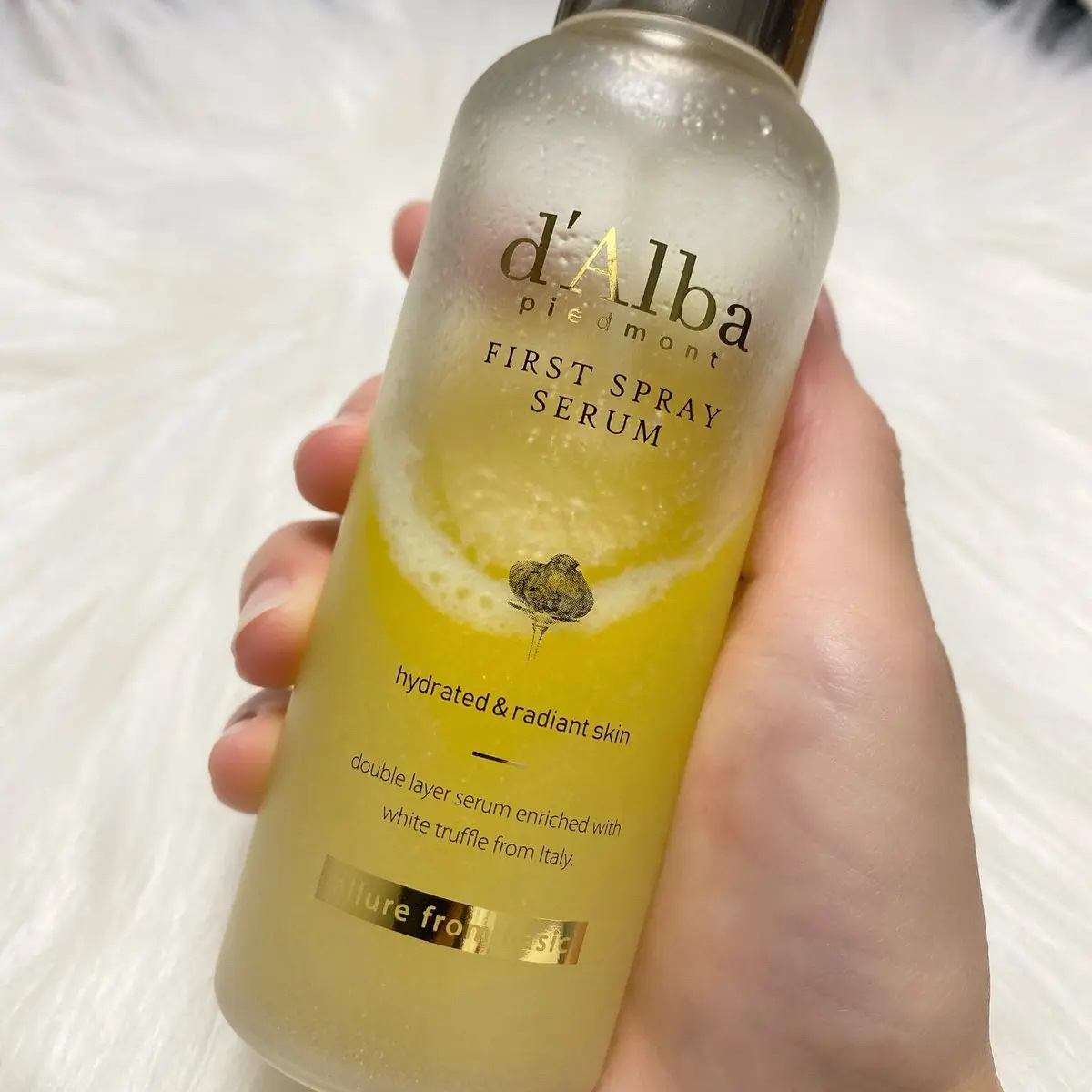 ダルバ ホワイトトリュフファーストスプレーセラム/ダルバ/ミスト状化粧水を使ったクチコミ（1枚目）