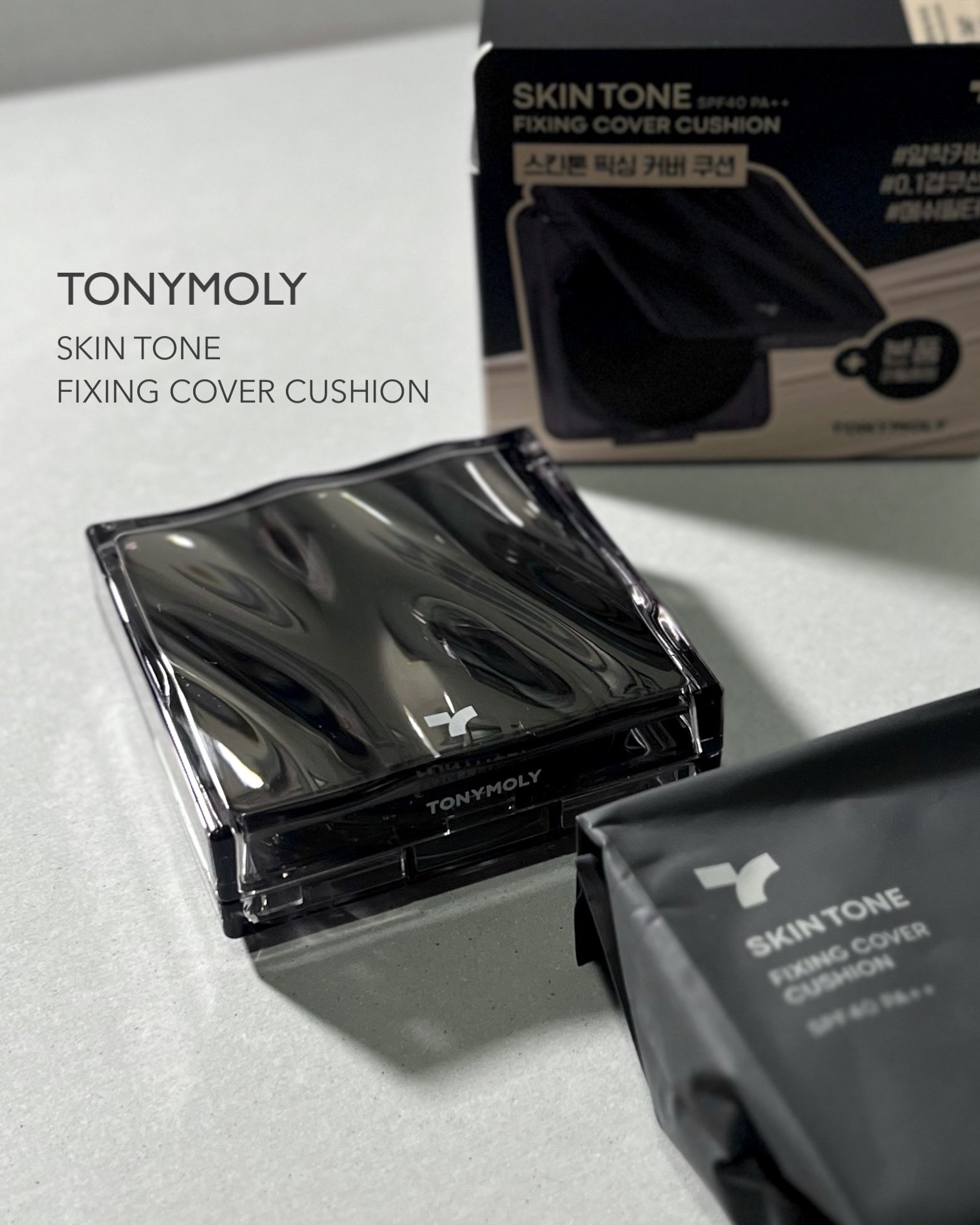 スキントーンフィクシングカバークッション/TONYMOLY/クッションファンデーションを使ったクチコミ（2枚目）