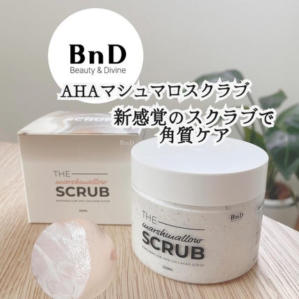 BnD マシュマロ コラーゲン AHA スクラブ /BnD/ボディスクラブを使ったクチコミ(1枚目)