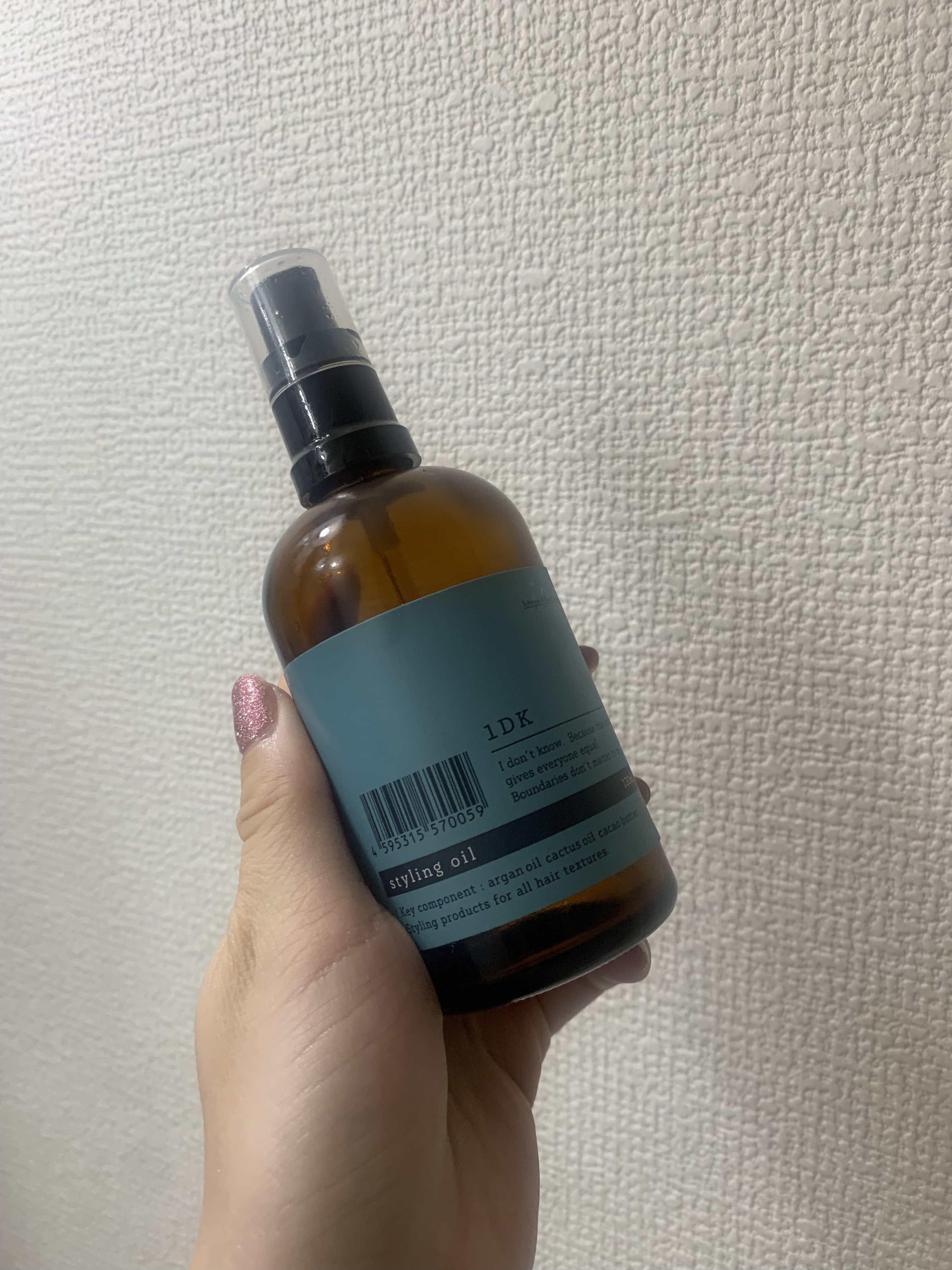 スタイリングオイル/1DK/ヘアオイルを使ったクチコミ（1枚目）