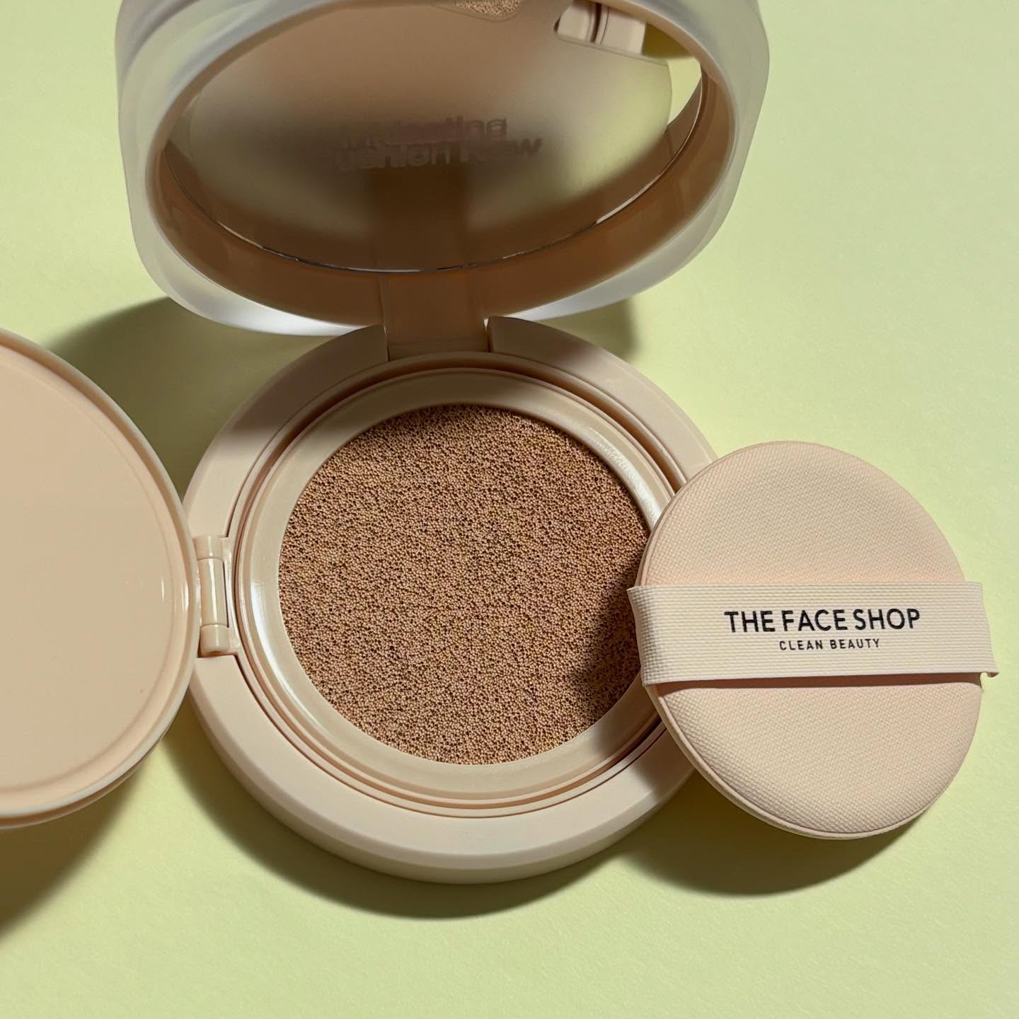 インクラスティングクッションファンデーション/THE FACE SHOP/クッションファンデーションを使ったクチコミ（3枚目）