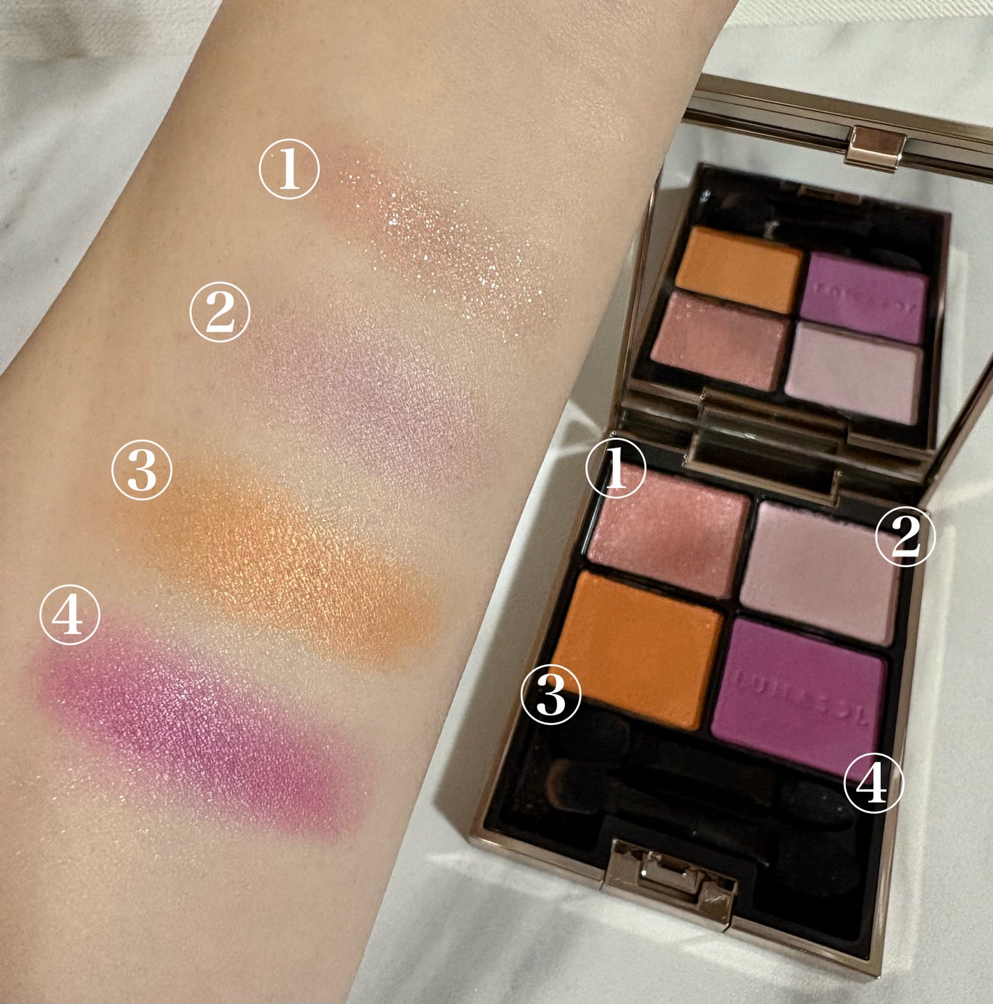 アイカラーレーション/LUNASOL/アイシャドウパレットを使ったクチコミ(3枚目)