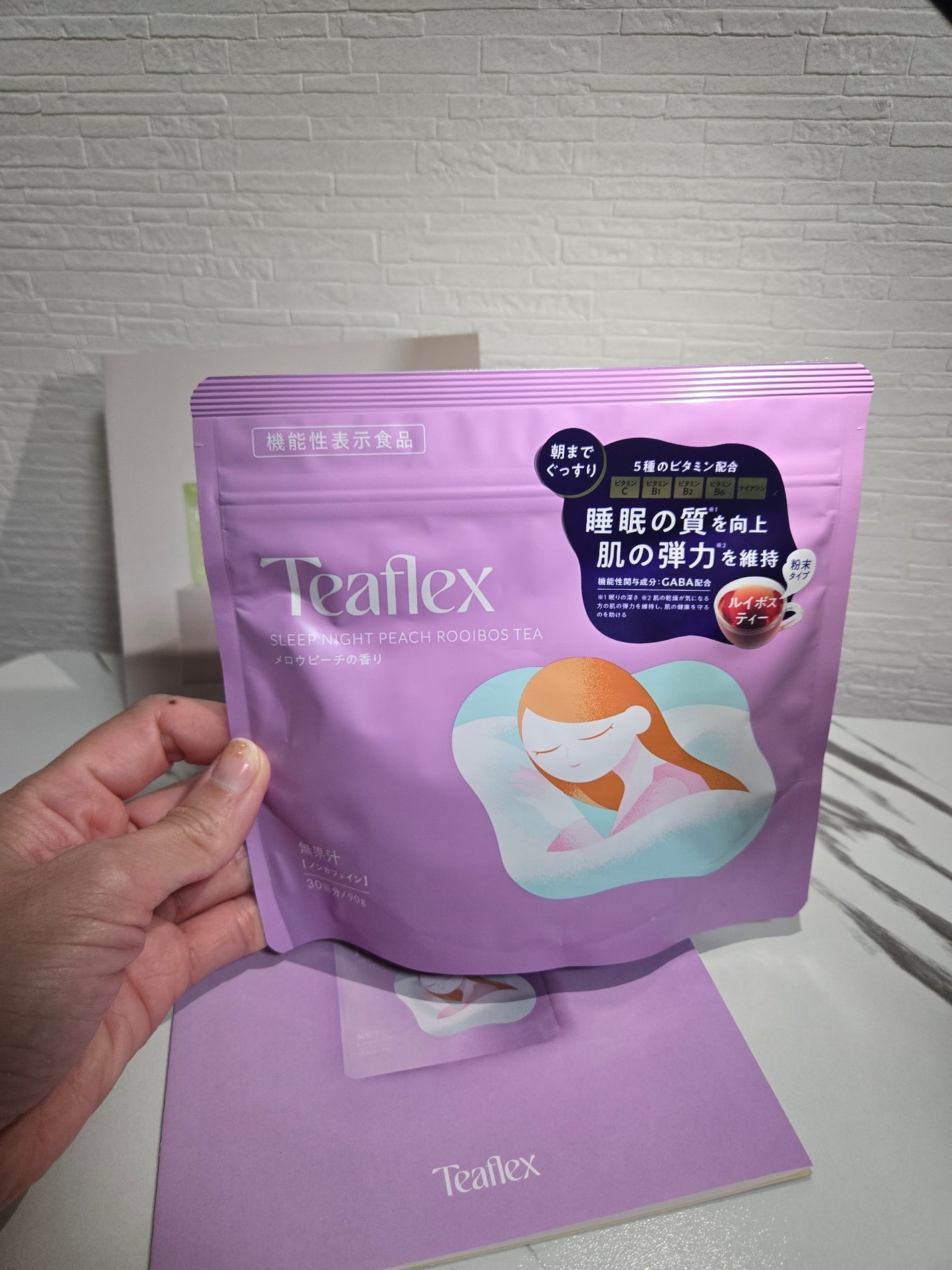 SLEEP NIGHT PEACH ROOIBOS TEA/Teaflex/その他ドリンクを使ったクチコミ(2枚目)