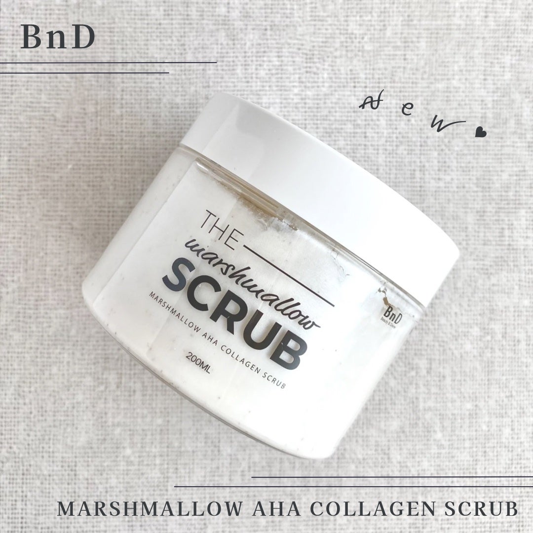 BnD マシュマロ コラーゲン AHA スクラブ /BnD/ボディスクラブを使ったクチコミ(1枚目)