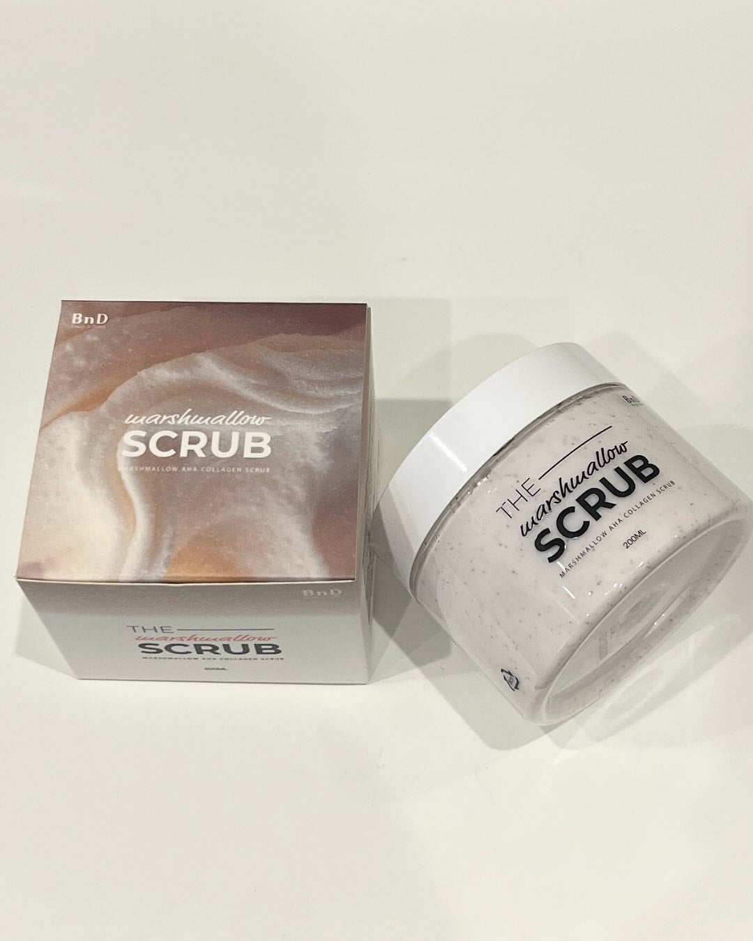 BnD マシュマロ コラーゲン AHA スクラブ /BnD/ボディスクラブを使ったクチコミ(7枚目)