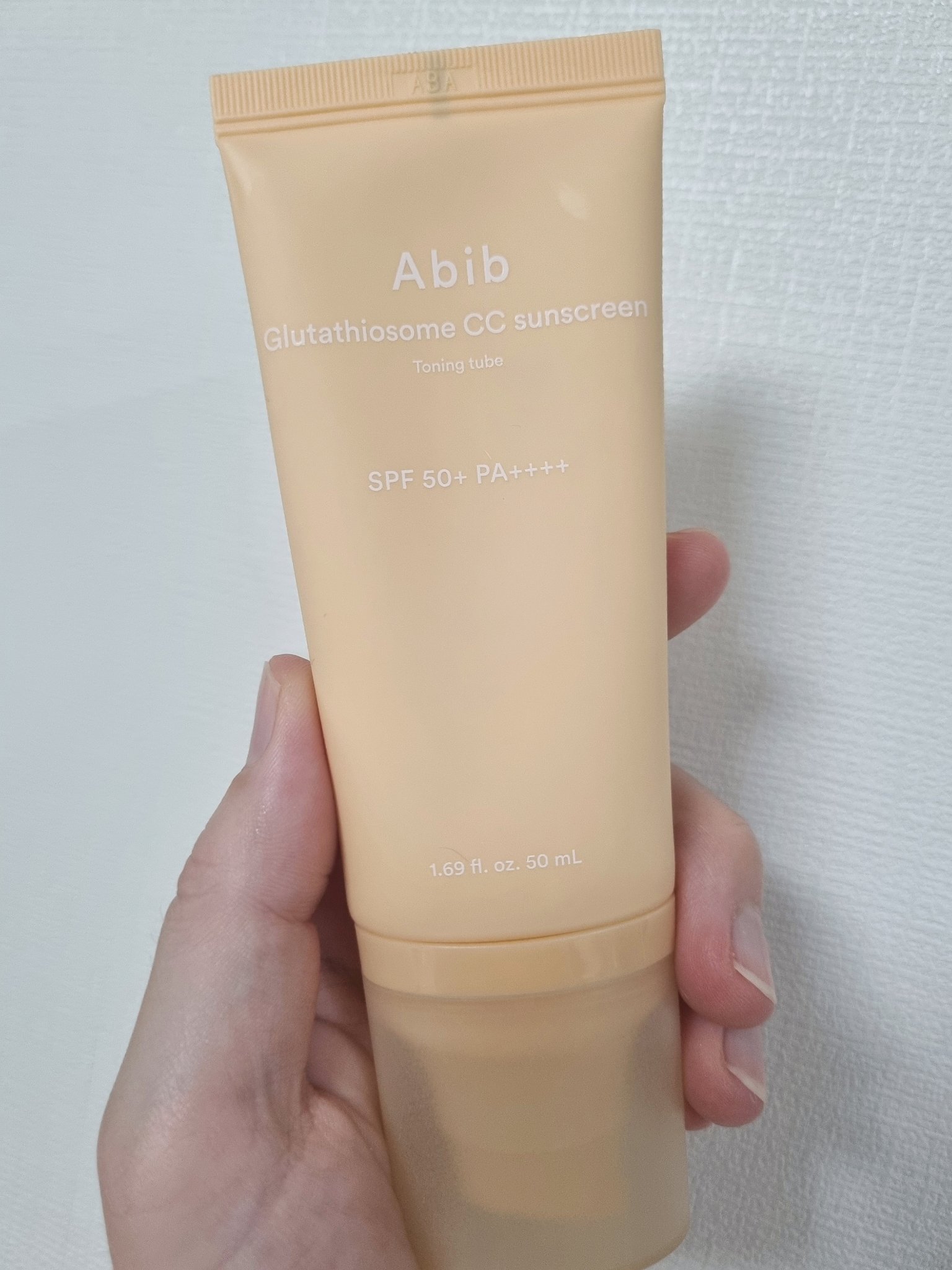 グルタチオンソームCCサンクリームトーニングチューブ/Abib /CCクリームを使ったクチコミ（1枚目）