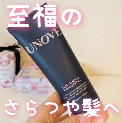 ディープダメージトリートメントEX/UNOVE/洗い流すヘアトリートメントを使ったクチコミ(1枚目)