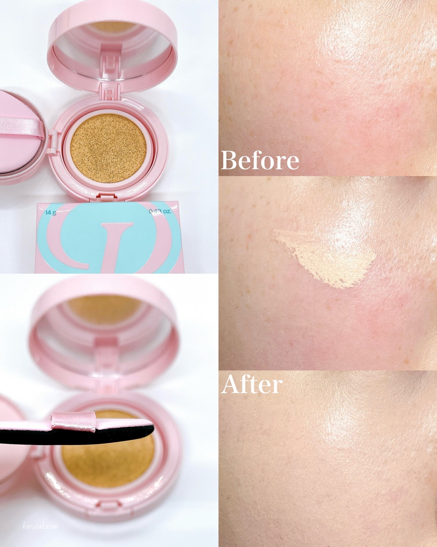 Make Me Fitting Cushion/Likebel/クッションファンデーションを使ったクチコミ(4枚目)