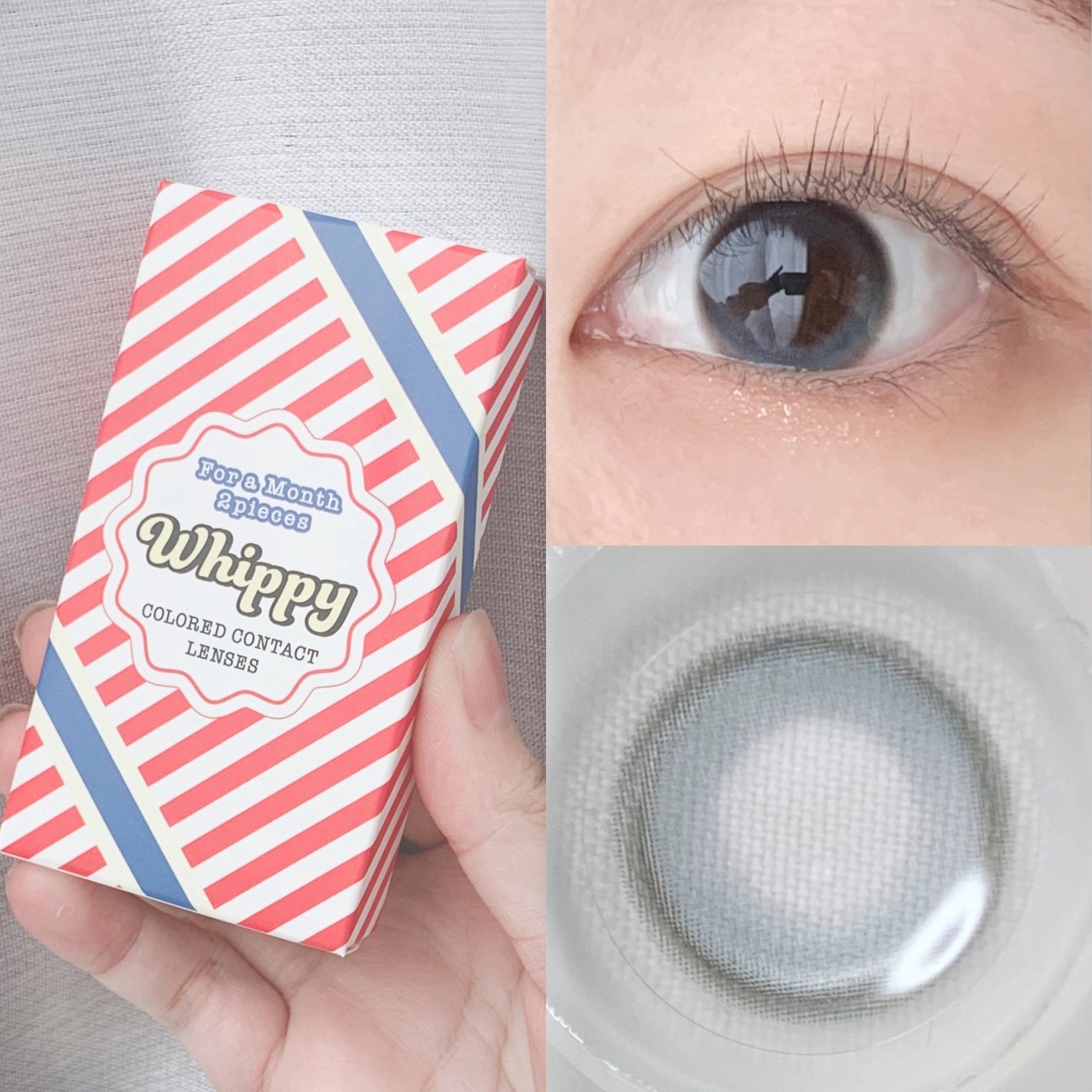Whippy/Whippy/1ヶ月(1MONTH)カラコンを使ったクチコミ(3枚目)