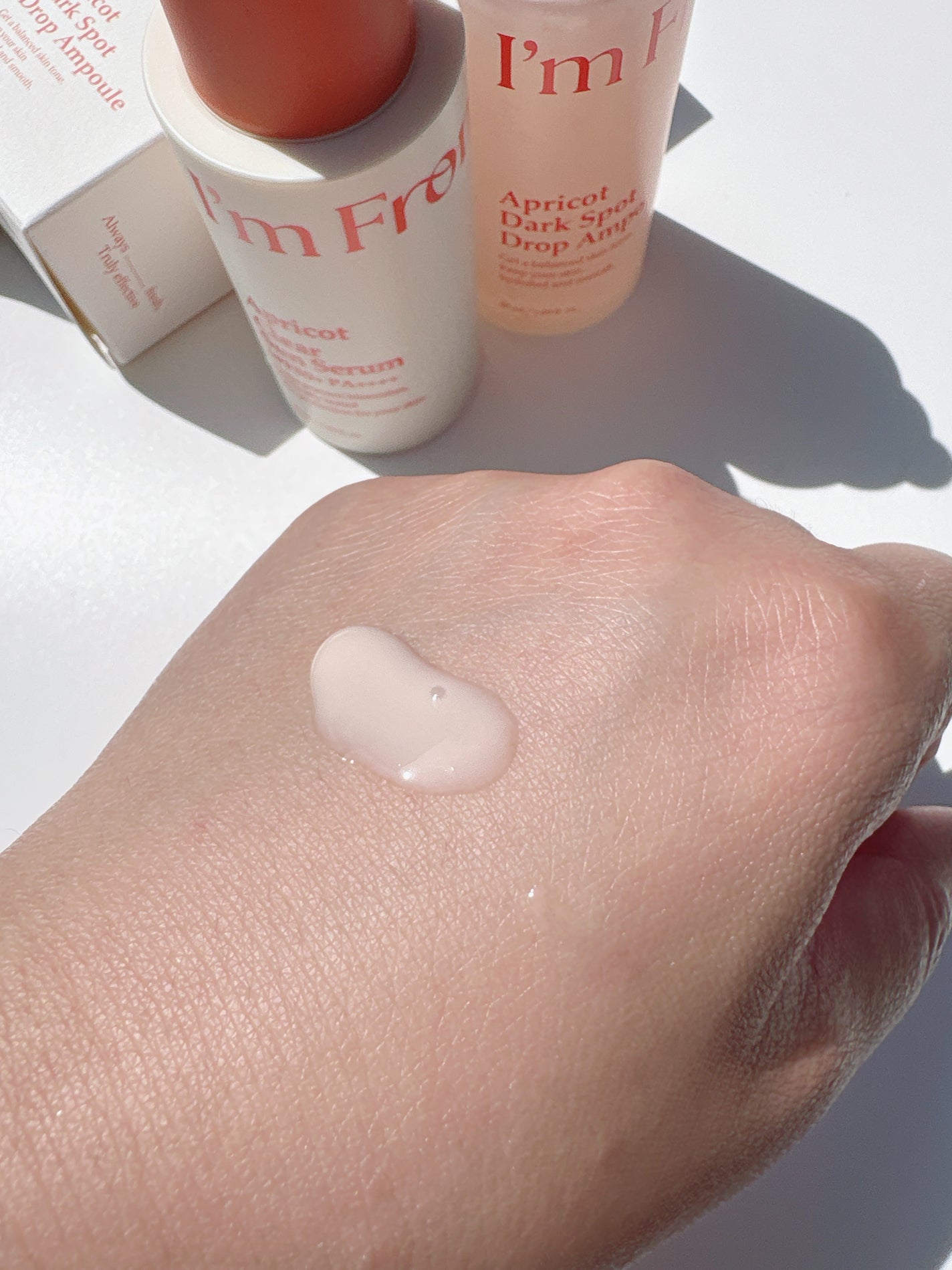 アプリコットクリアサンセラム/I'm from/日焼け止めローションを使ったクチコミ(7枚目)