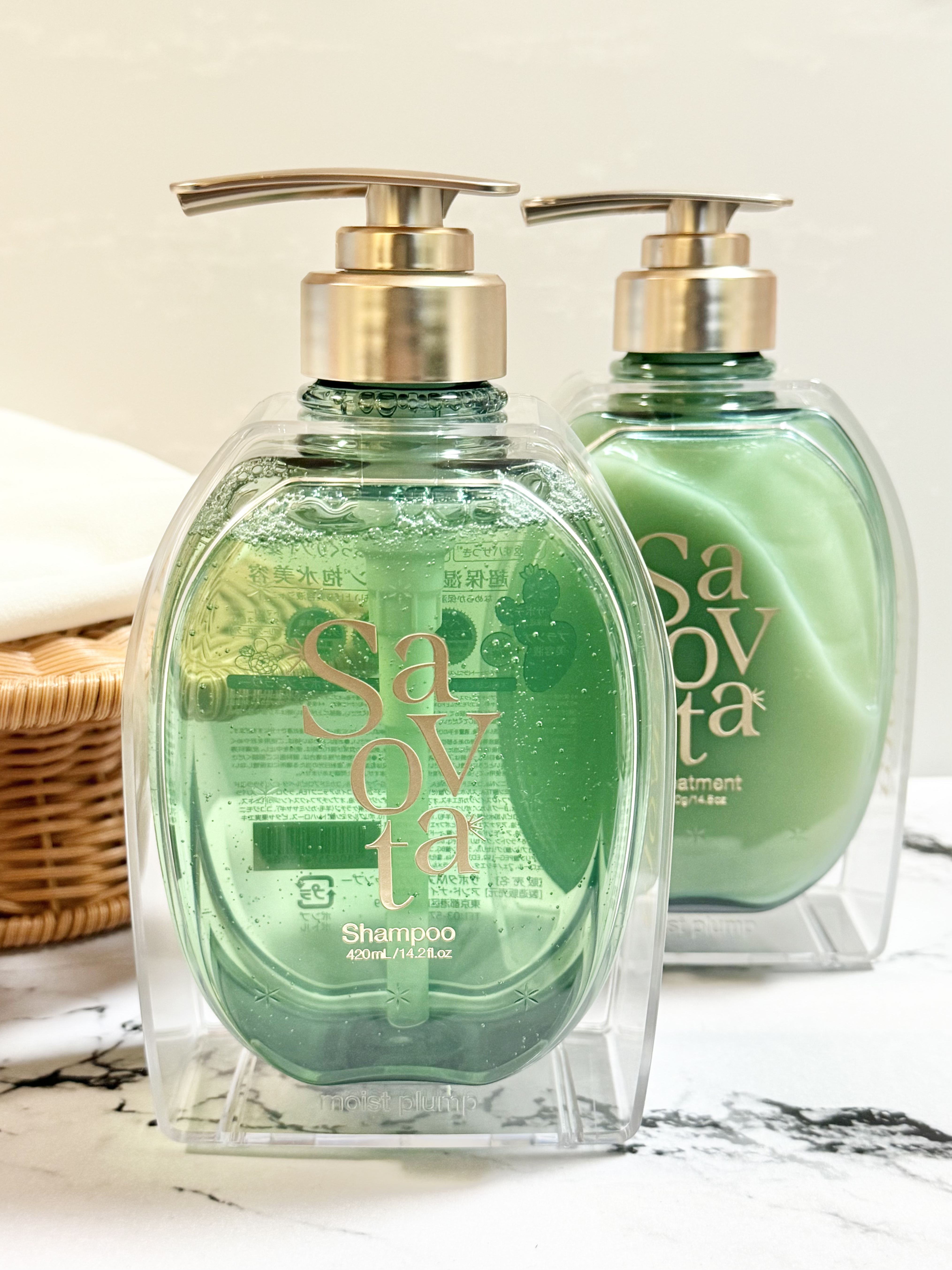 サボンドサボタ　モイストプランプシャンプー/ヘアトリートメント/Savon du Savota/シャンプー・コンディショナーを使ったクチコミ（1枚目）