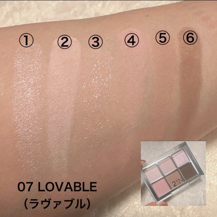 ベターミーアイパレット/2aN/マルチパレットを使ったクチコミ(6枚目)