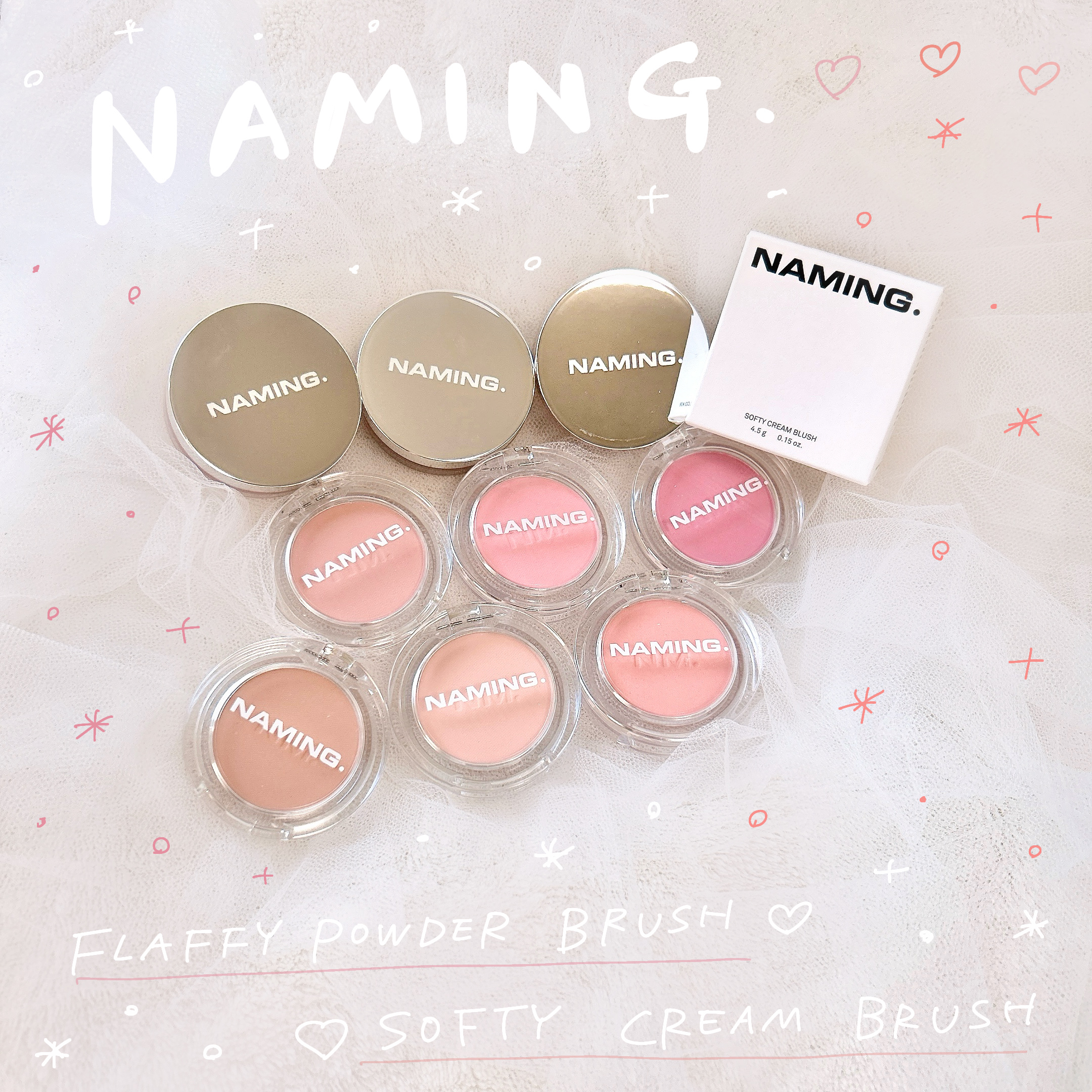 ネーミング フラッフィーパウダーブラッシュ/NAMING./パウダーチークを使ったクチコミ（1枚目）