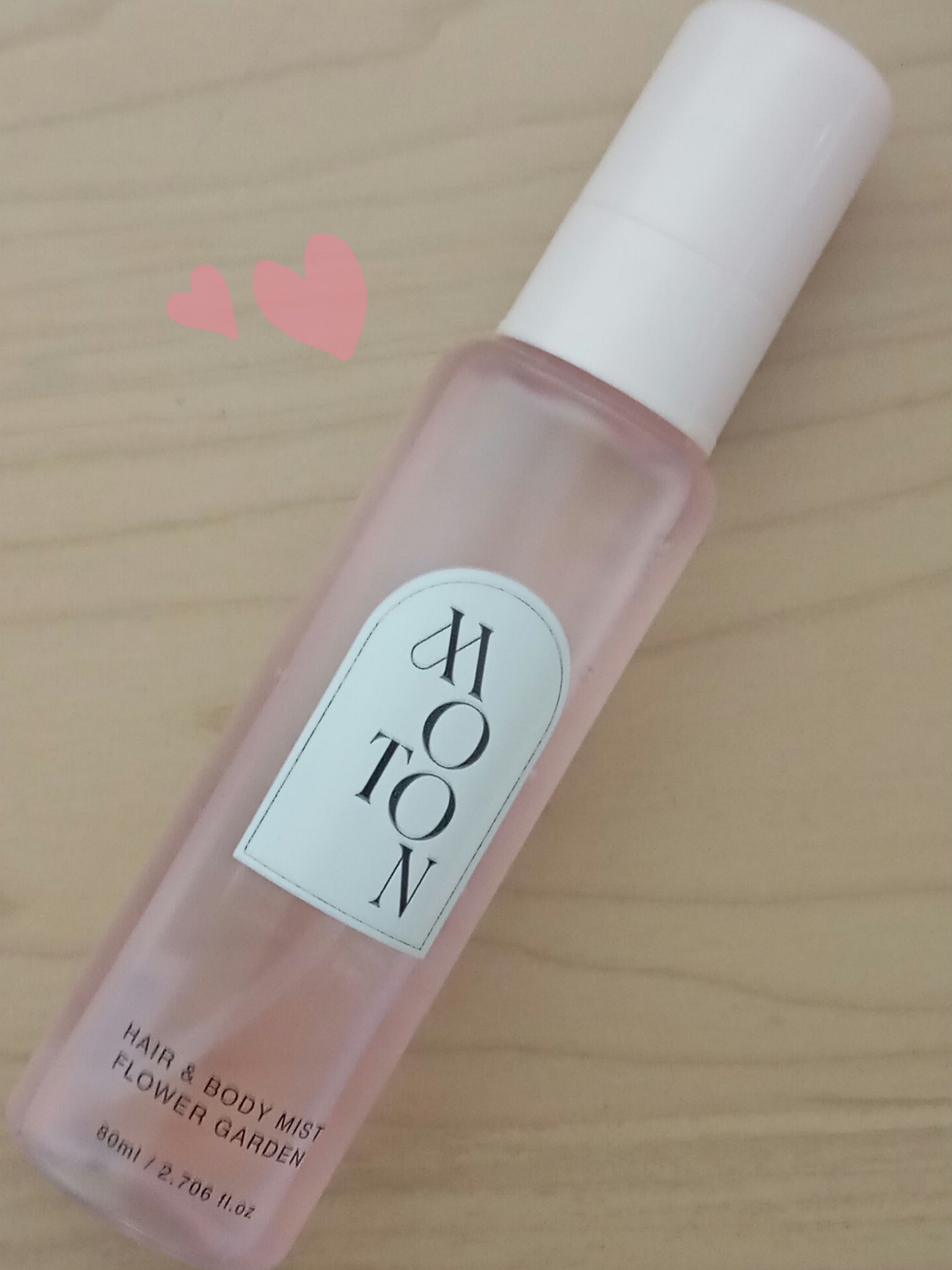 MOTON ヘア&ボディミスト フラワーガーデン/MOTON/香水(レディース)を使ったクチコミ（1枚目）