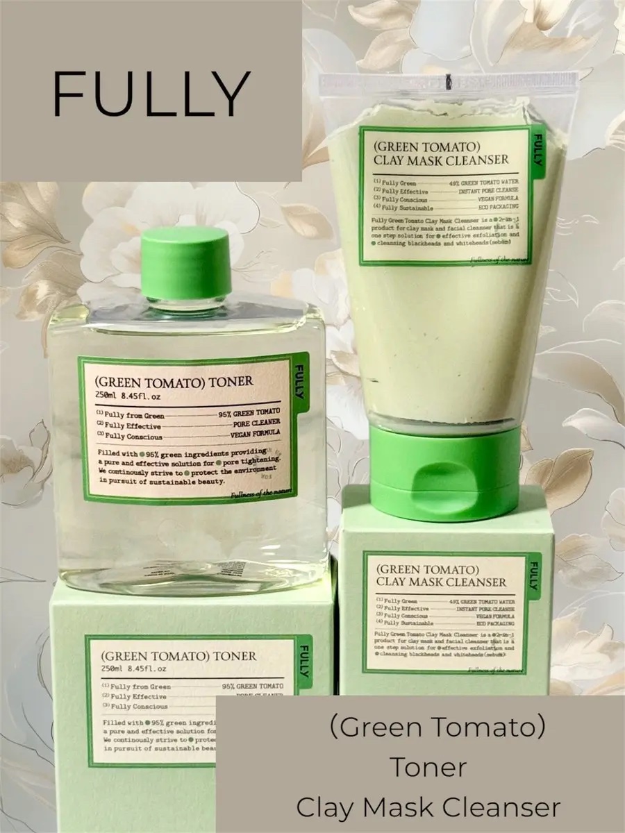グリーントマトクレイマスククレンザー/FULLY/洗い流すパック・マスクを使ったクチコミ（1枚目）