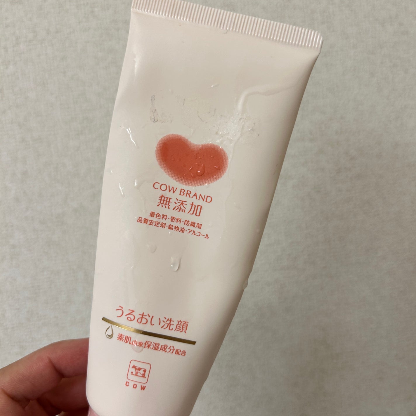 うるおい洗顔/カウブランド無添加/洗顔フォームを使ったクチコミ(1枚目)