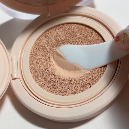 インクラスティングクッションファンデーション/THE FACE SHOP/クッションファンデーションを使ったクチコミ(5枚目)