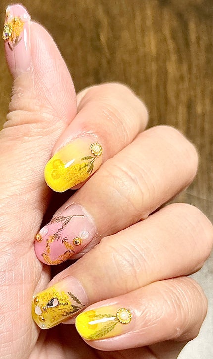 ネイルシール/セリア/ネイルシールを使ったクチコミ(5枚目)