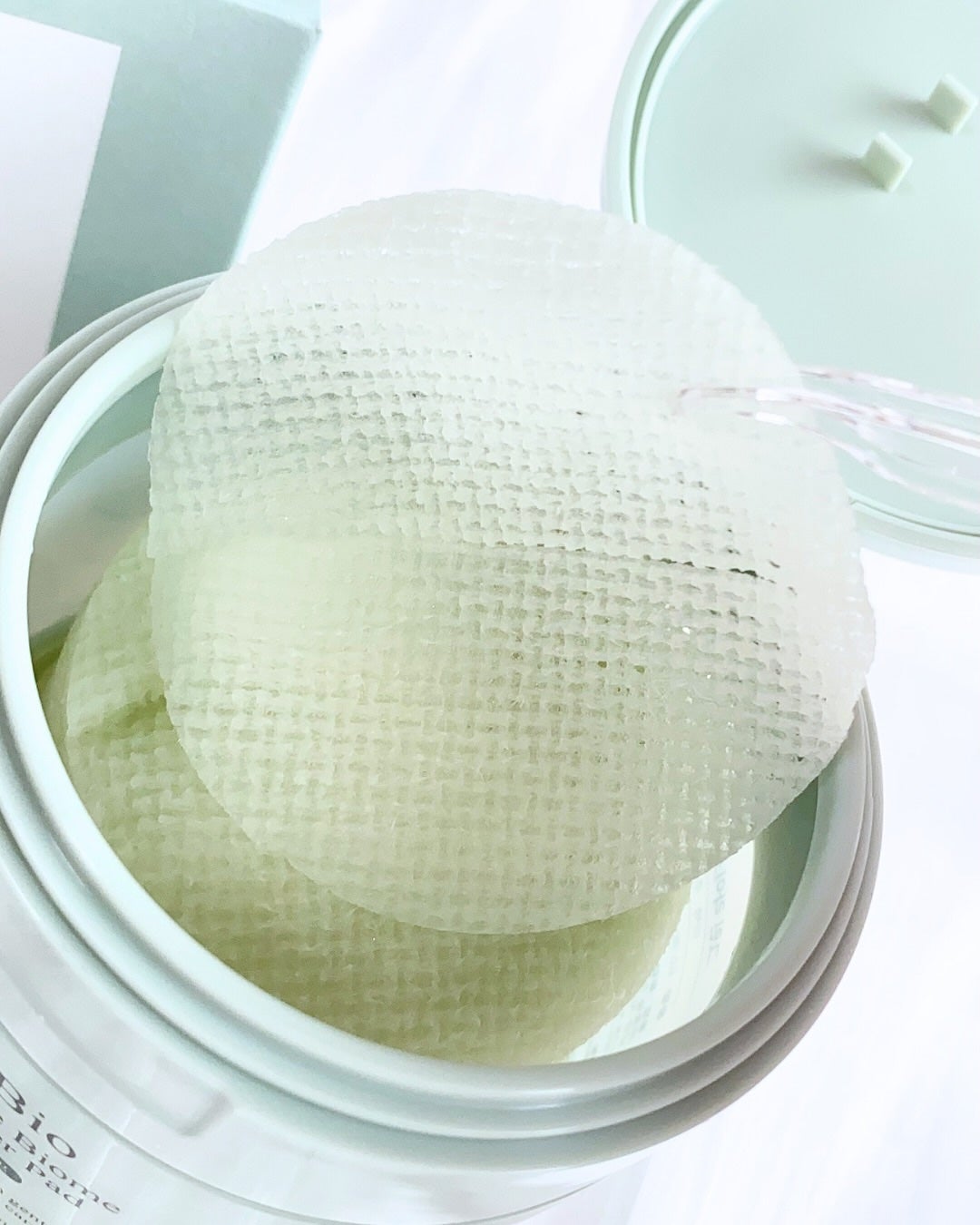 緑米バイオーム™トーンアップ毛穴トナーパッド/Dr.Bio/トナーパッドを使ったクチコミ(3枚目)