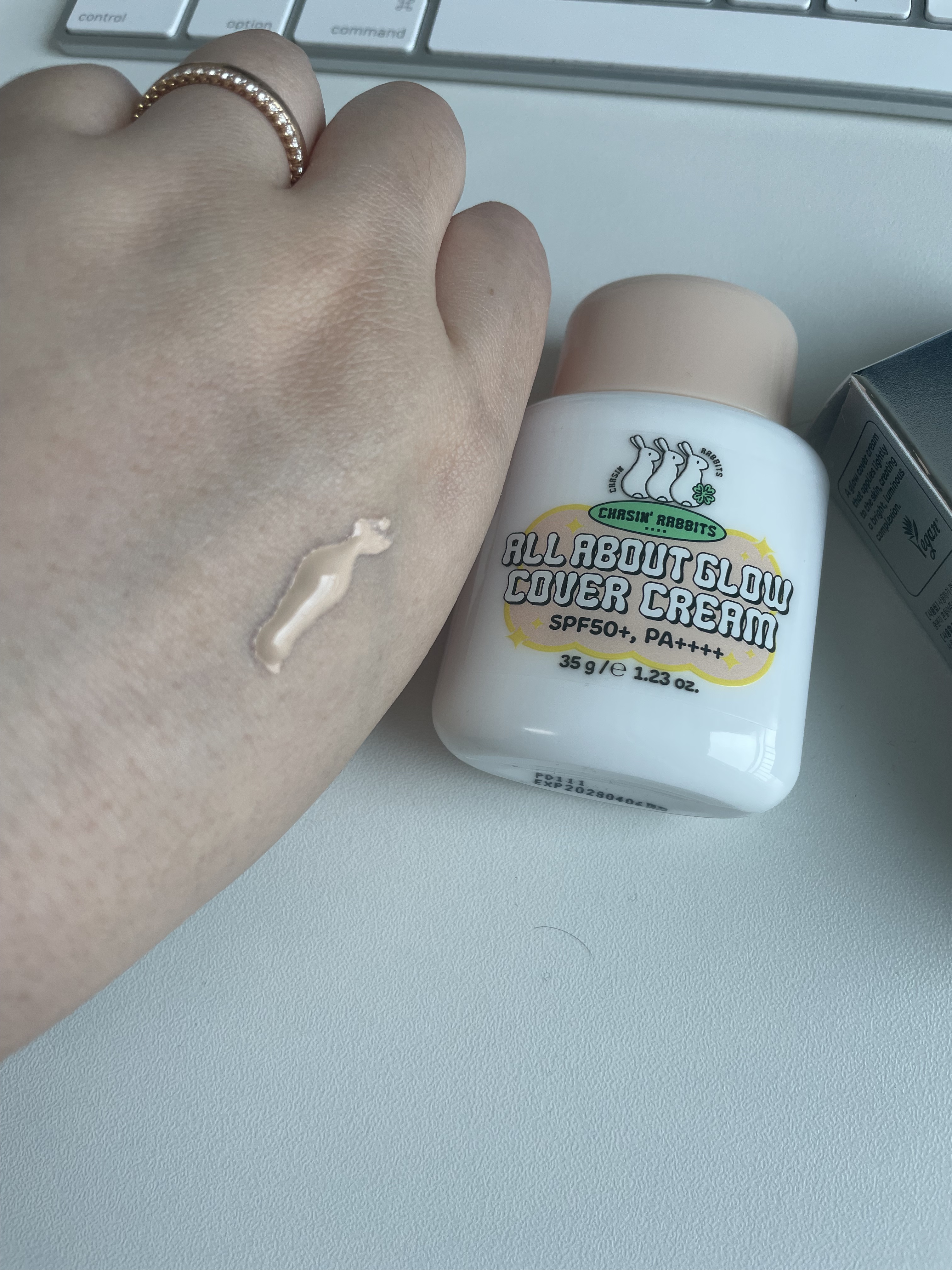オールアバウトグロウカバークリーム/CHASIN'RABBITS/日焼け止めクリームを使ったクチコミ（2枚目）