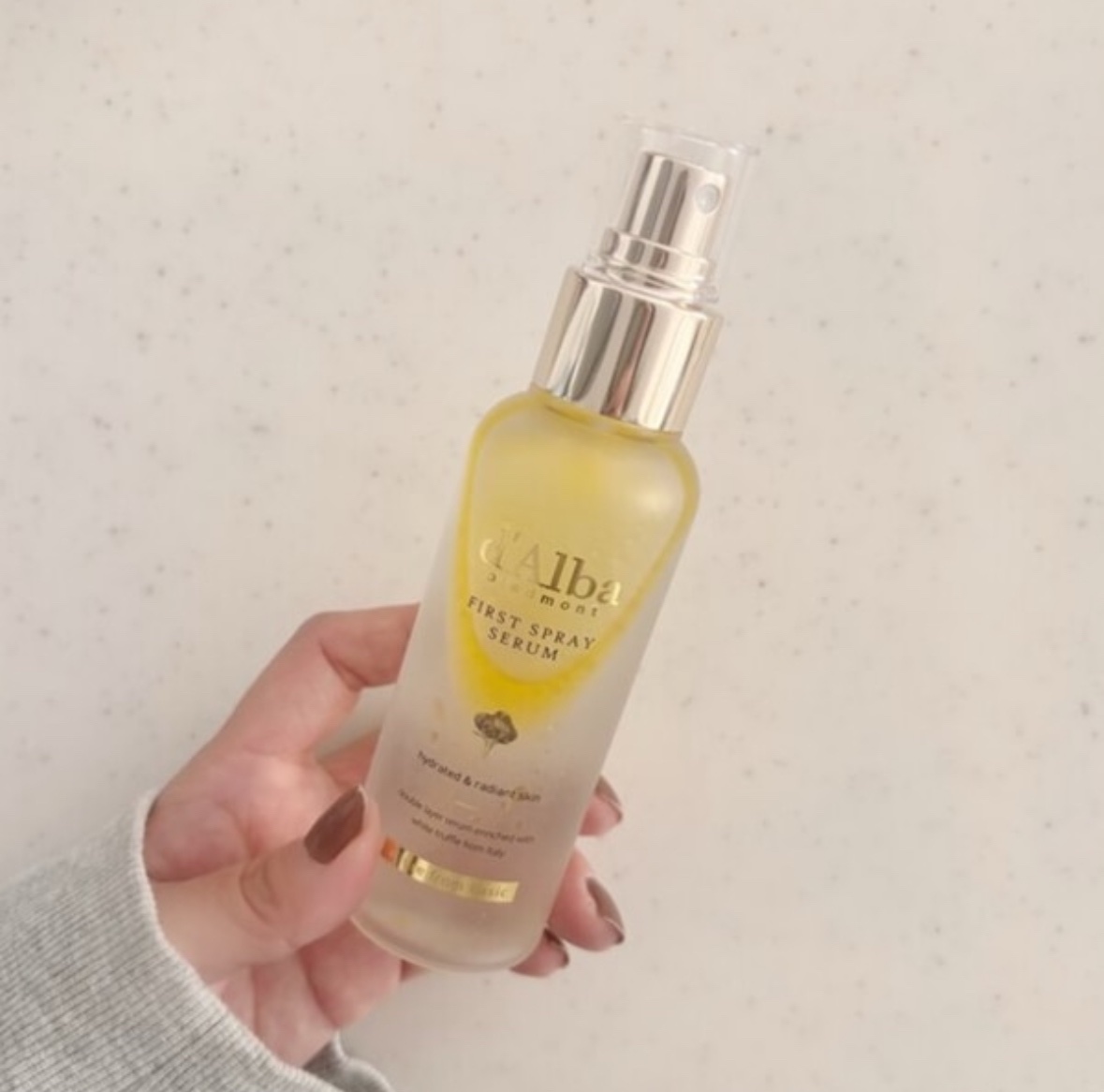 ダルバ ホワイトトリュフファーストスプレーセラム/ダルバ/ミスト状化粧水を使ったクチコミ（2枚目）