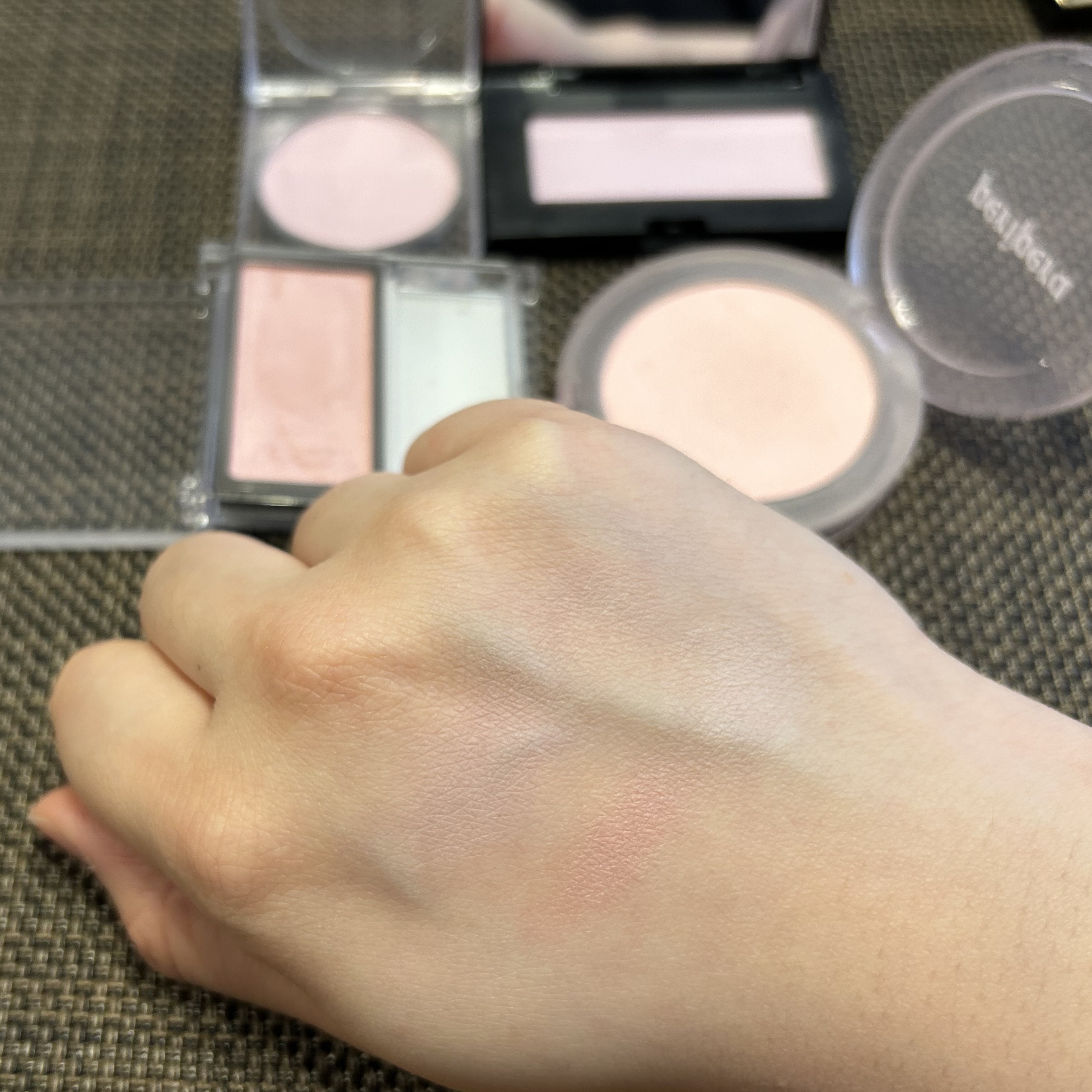 ピュア ブラッシュド サンシャイン チーク/PERIPERA/パウダーチークを使ったクチコミ（2枚目）