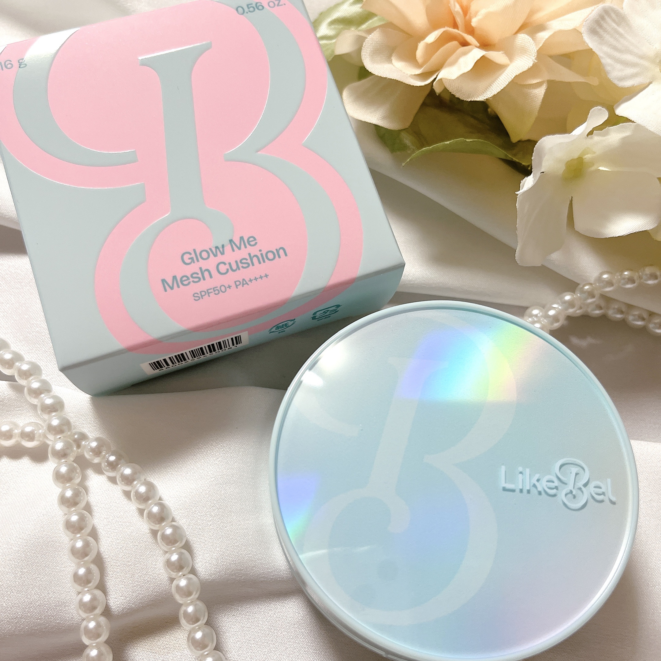 Glow me mesh cushion /Likebel/クッションファンデーションを使ったクチコミ（1枚目）