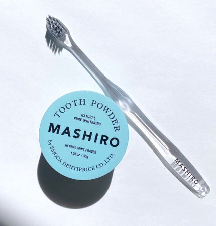 MASHIRO 薬用ホワイトニングパウダー ハーブミント/MASHIRO/歯磨き粉を使ったクチコミ(1枚目)